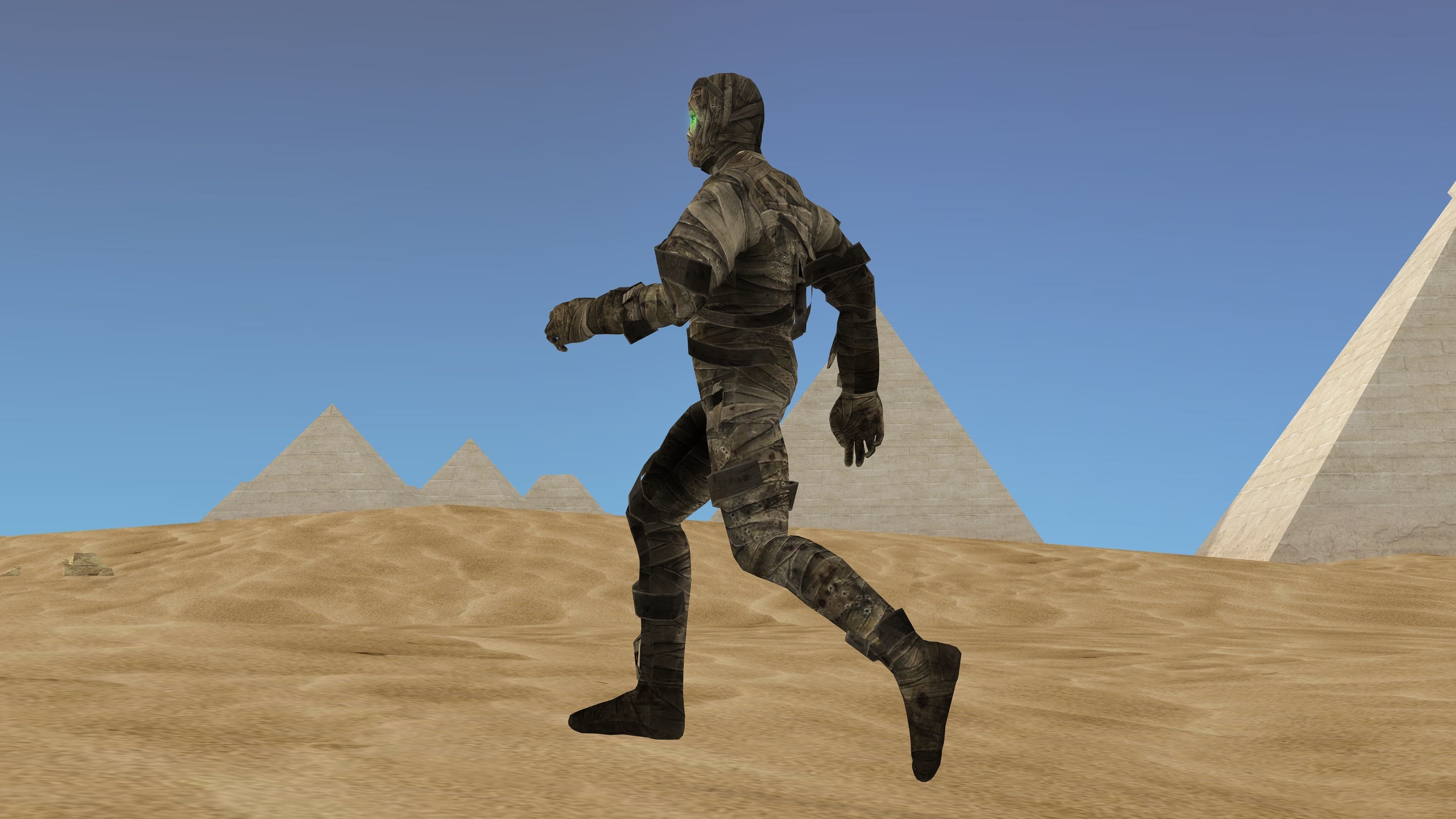 MUMMY with Animation Low-poly 3D model_4