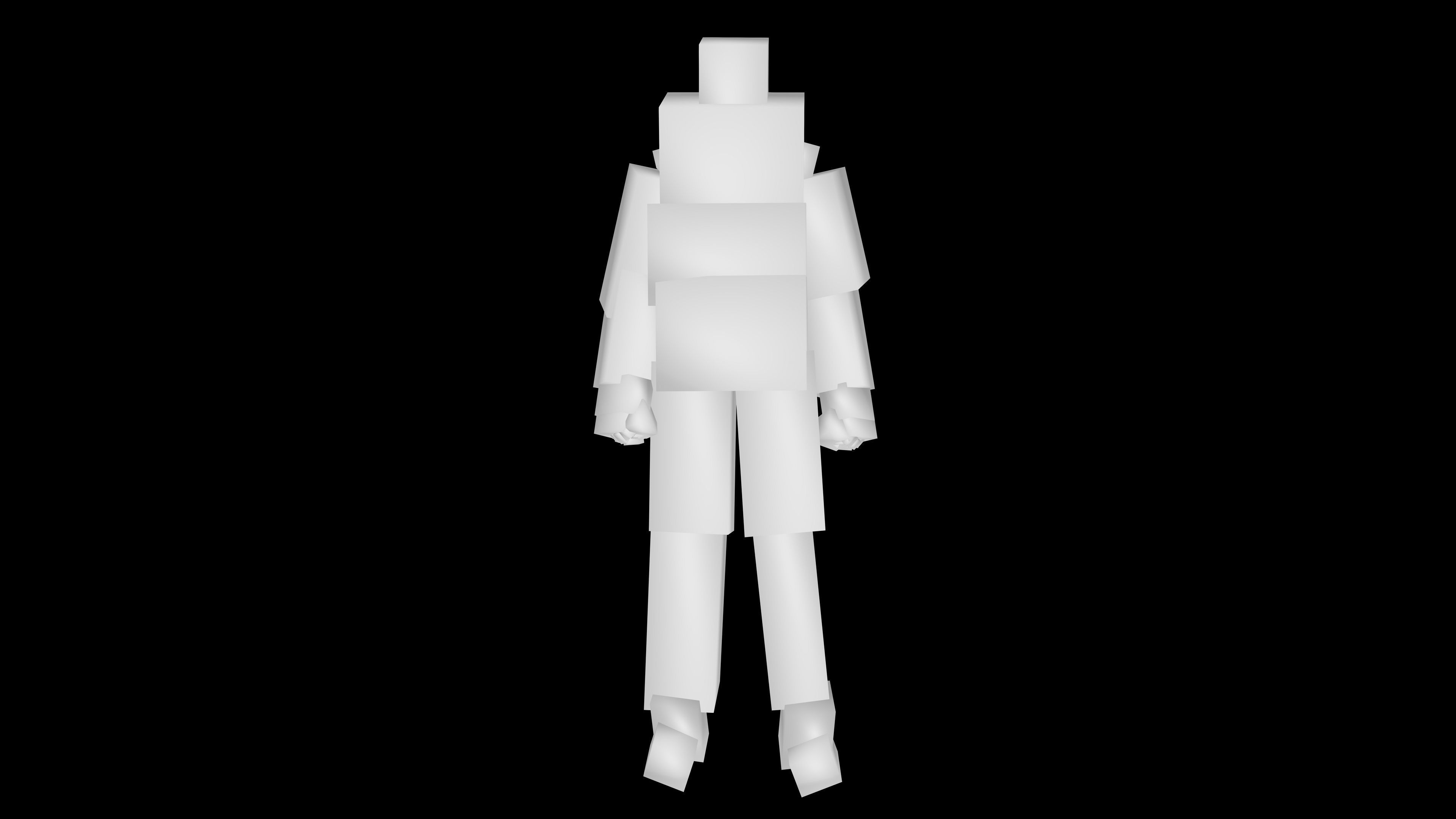 MUMMY with Animation Low-poly 3D model_19