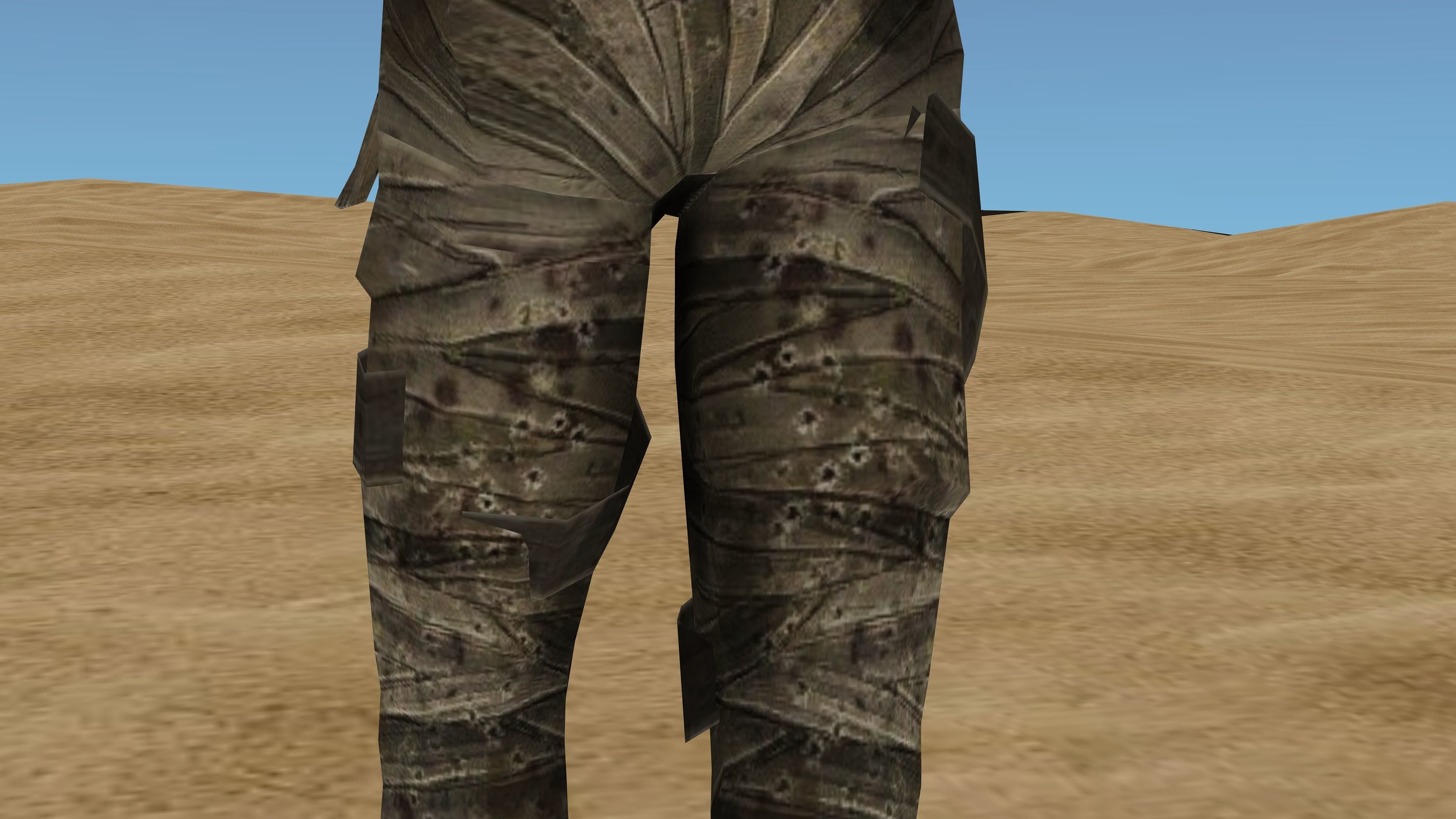 MUMMY with Animation Low-poly 3D model_15