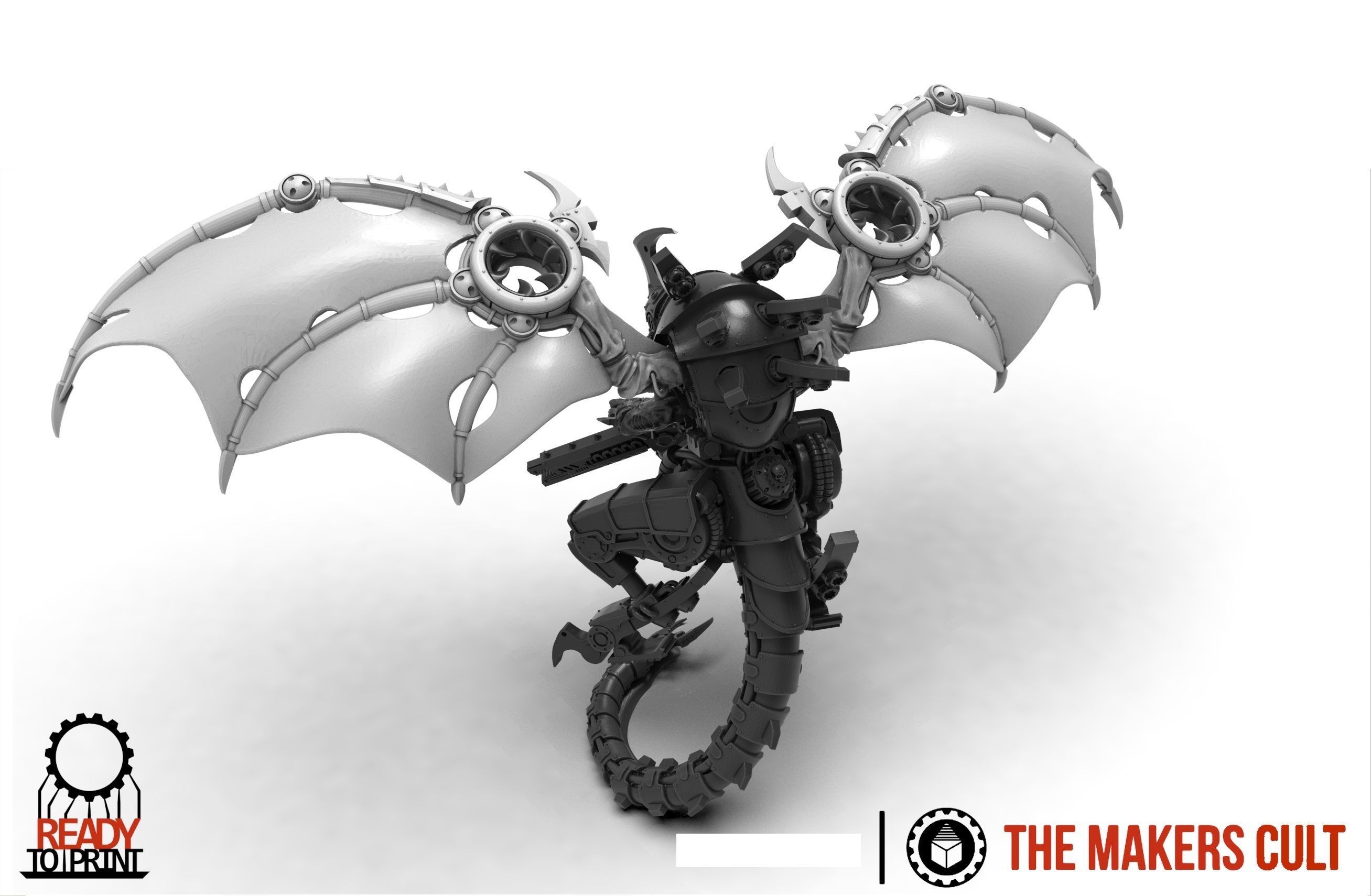 Iron Hive - Sky Lord Wings Upgrade 3D print model_2