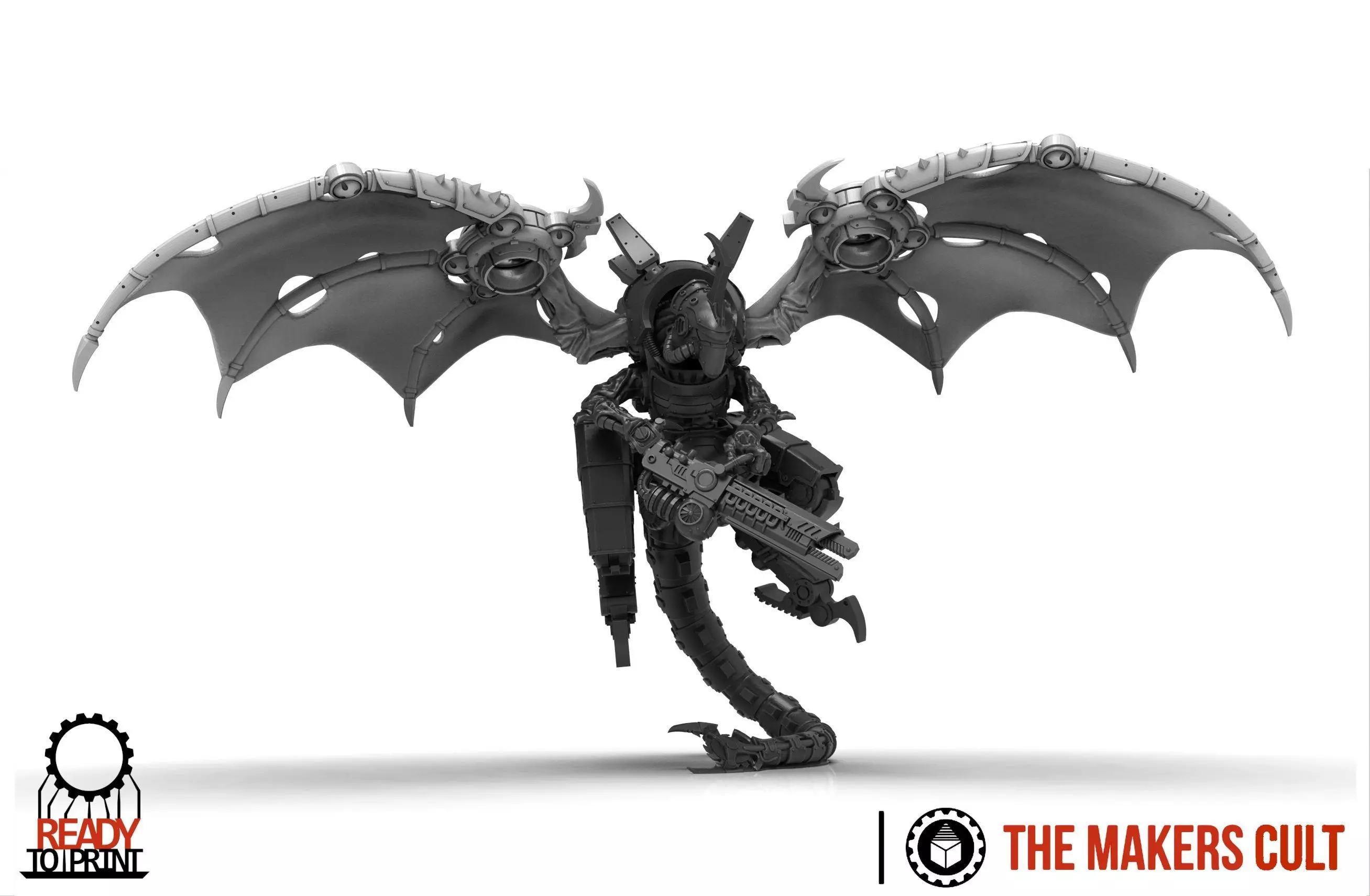 Iron Hive - Sky Lord Wings Upgrade 3D print model_0