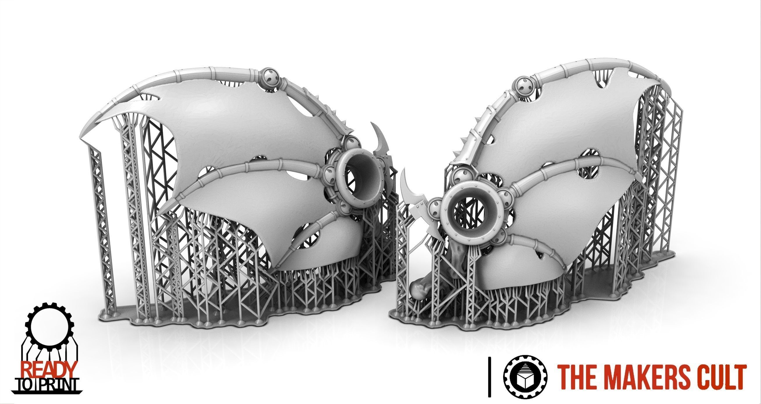 Iron Hive - Sky Lord Wings Upgrade 3D print model_1