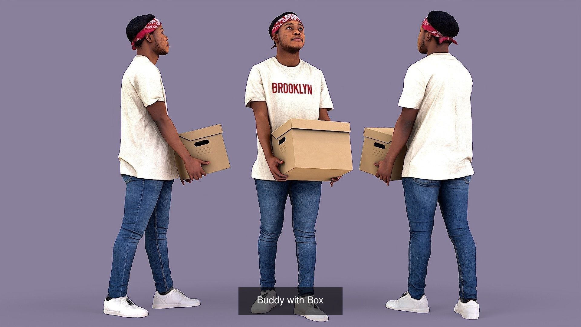 Photorealistic Characters Complete Pack 01 3D Model Collection_77