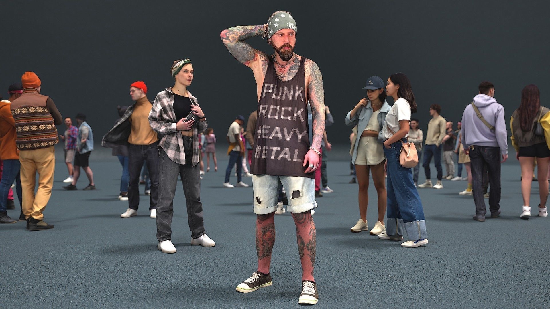 Photorealistic Characters Complete Pack 01 3D Model Collection_6