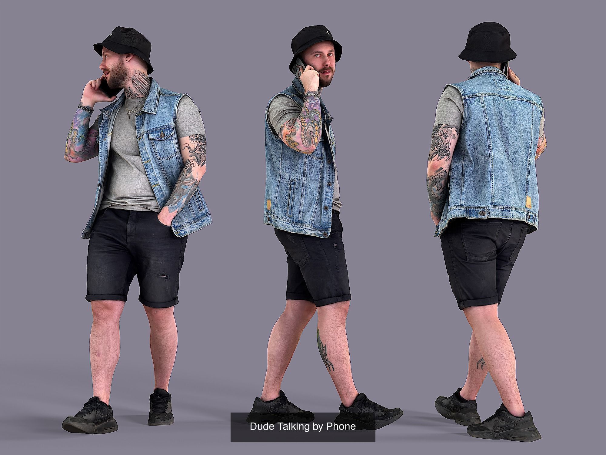 Photorealistic Characters Complete Pack 01 3D Model Collection_60