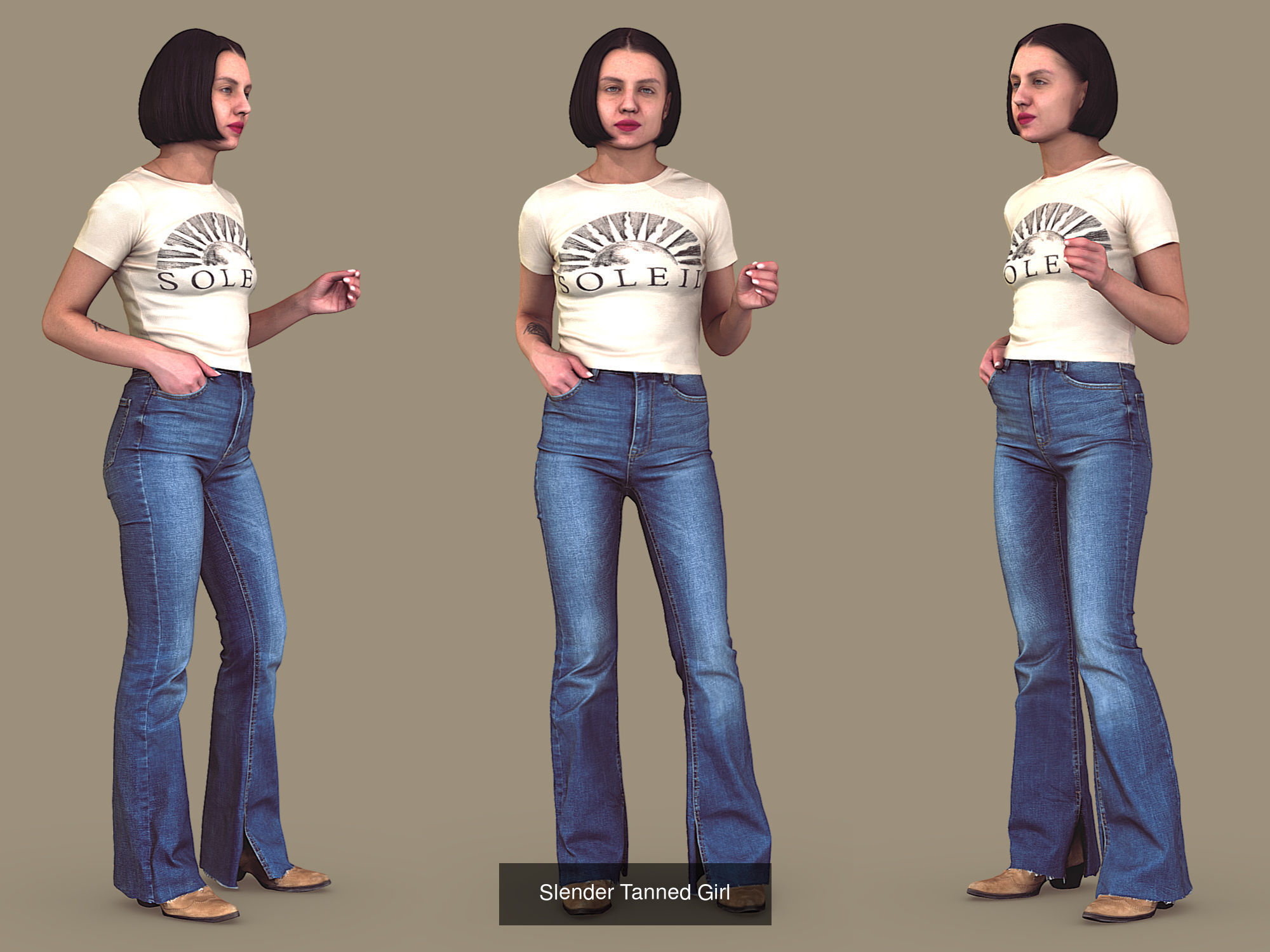 Photorealistic Characters Complete Pack 01 3D Model Collection_37