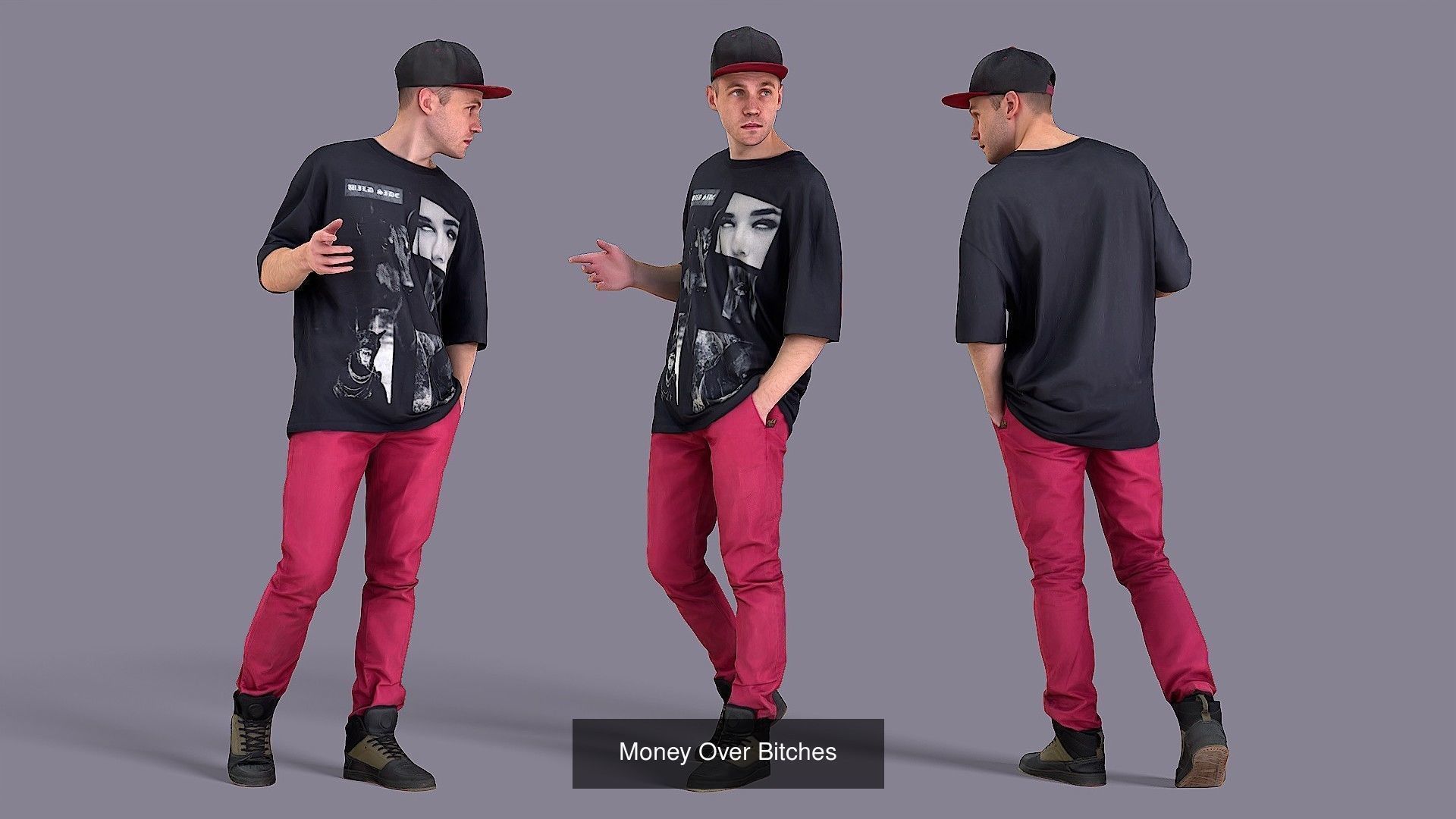 Photorealistic Characters Complete Pack 01 3D Model Collection_68