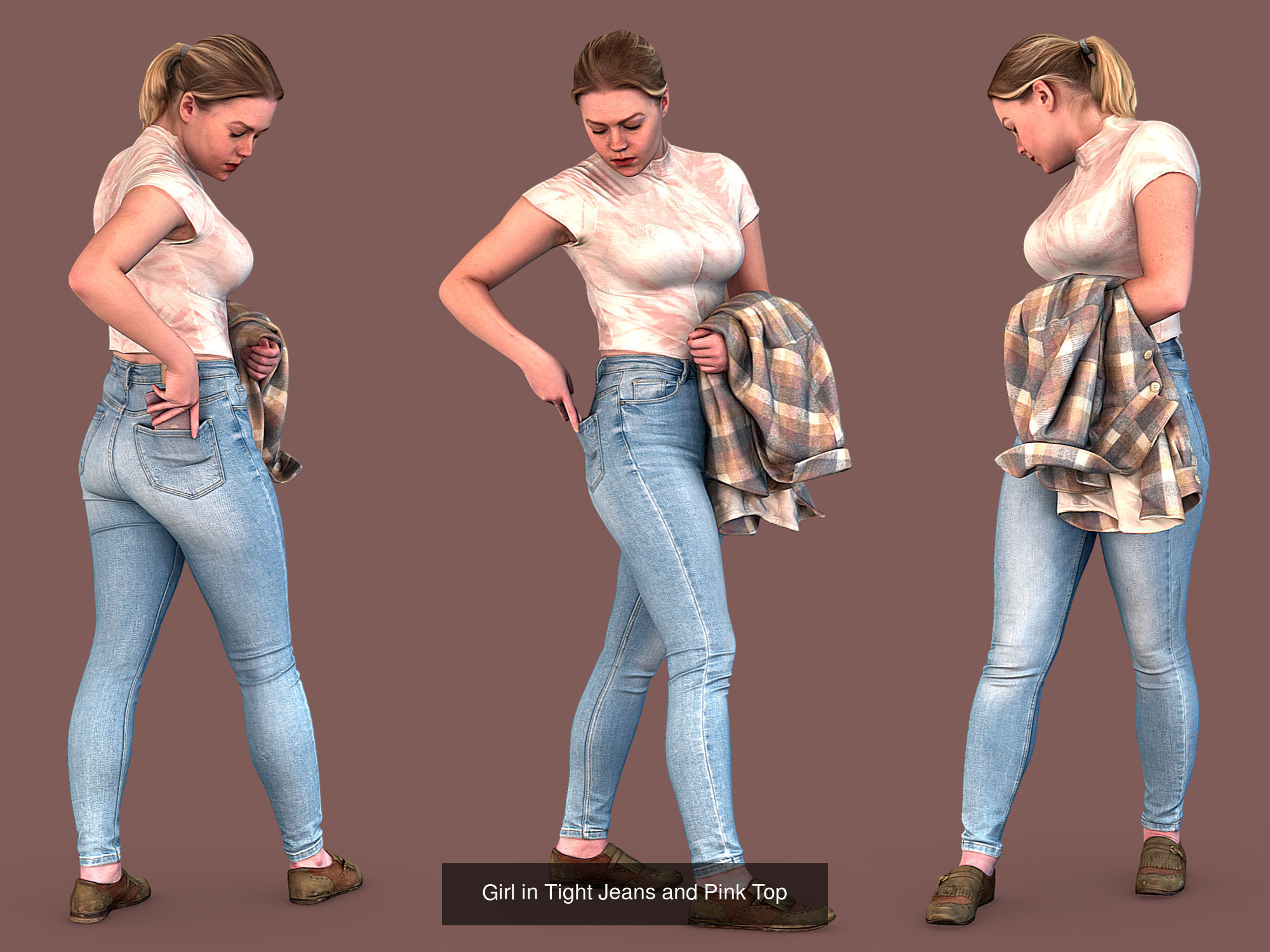 Photorealistic Characters Complete Pack 01 3D Model Collection_34