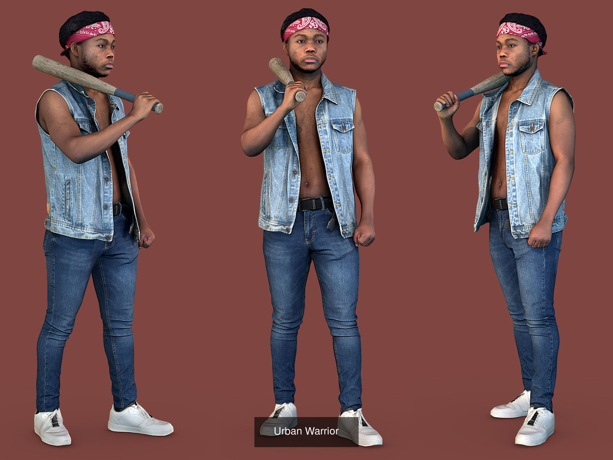 Photorealistic Characters Complete Pack 01 3D Model Collection_20