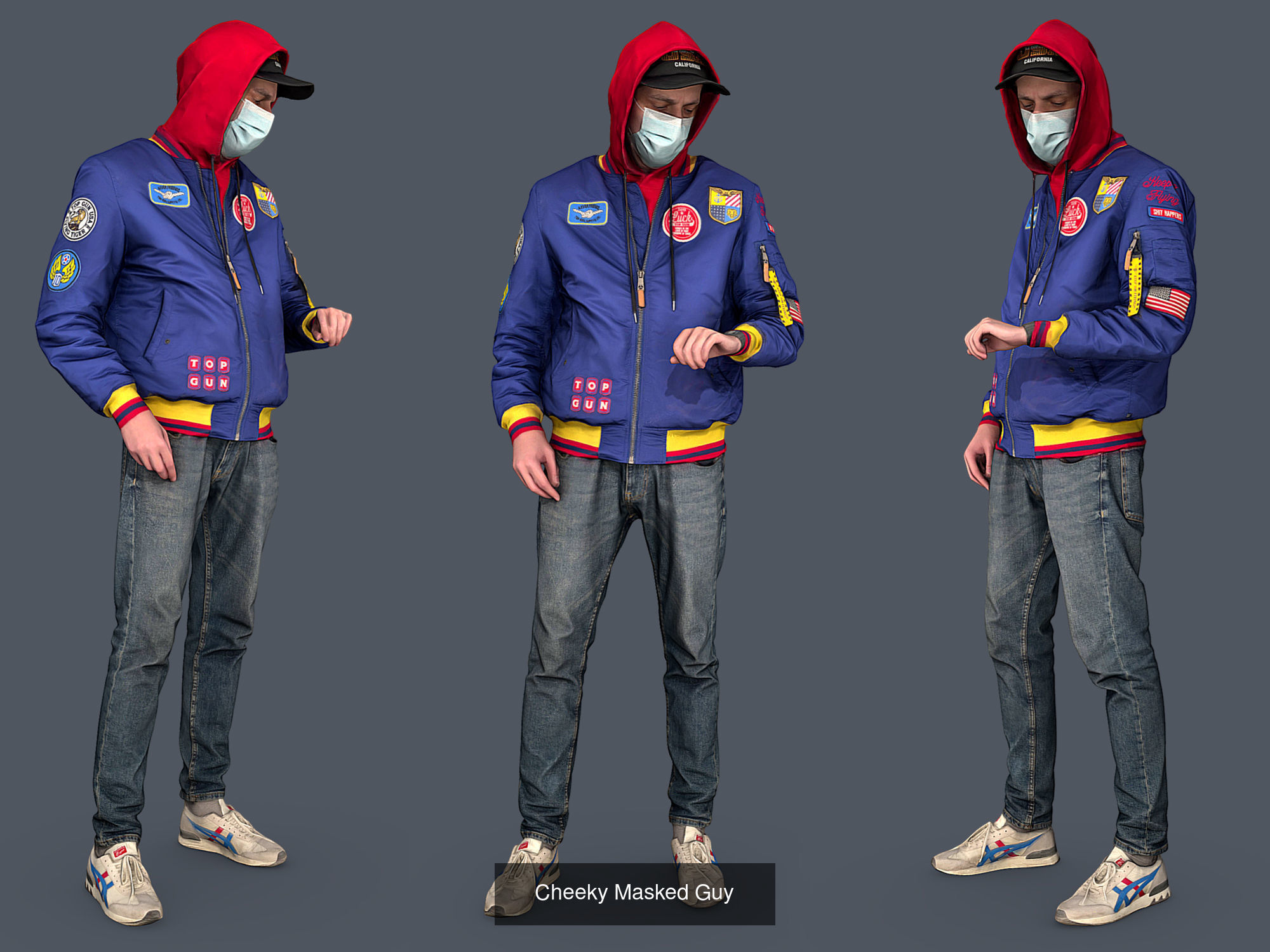 Photorealistic Characters Complete Pack 01 3D Model Collection_8