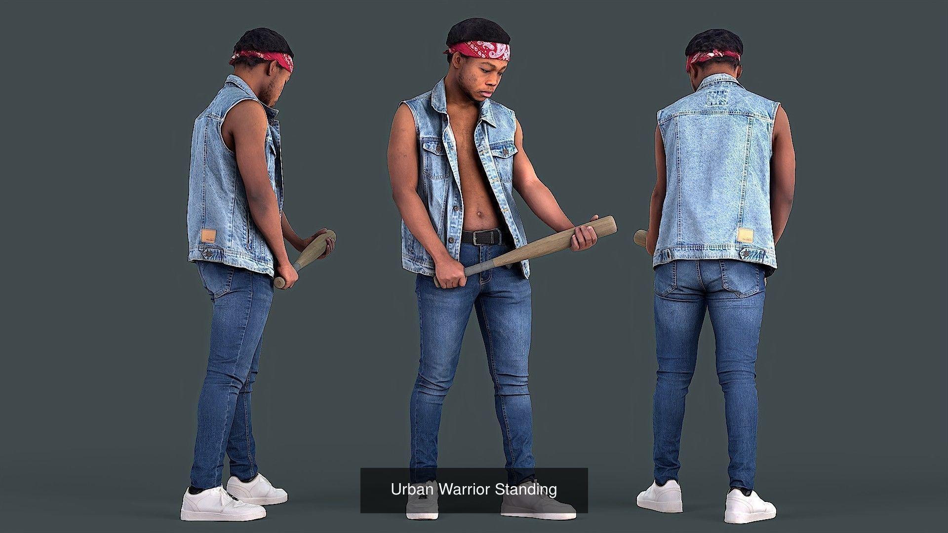 Photorealistic Characters Complete Pack 01 3D Model Collection_67