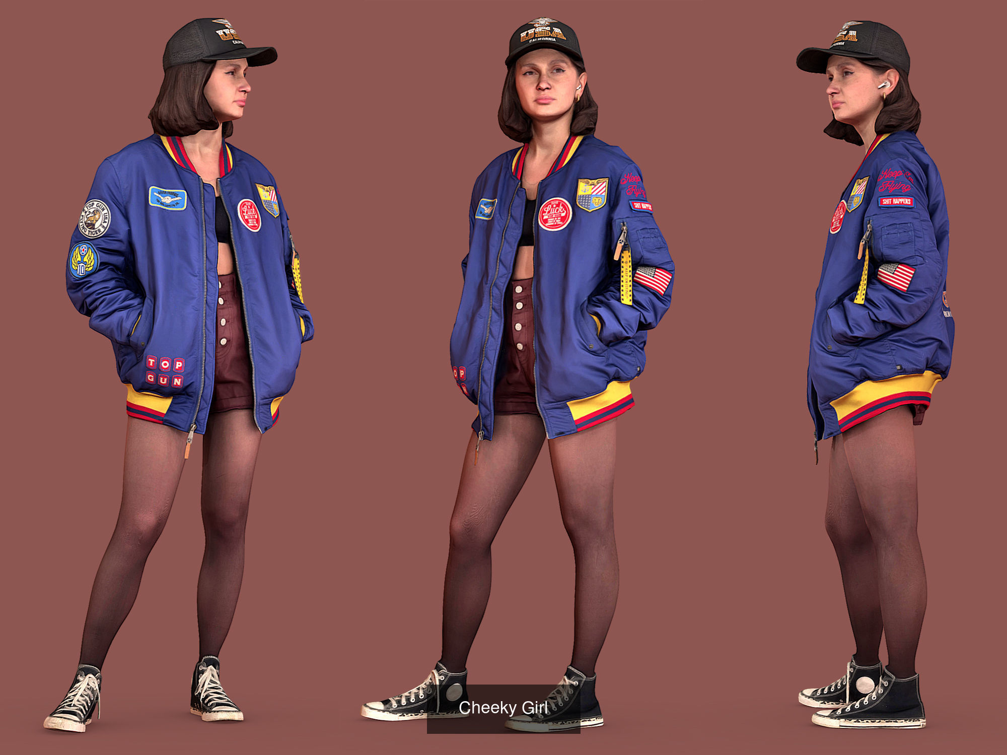 Photorealistic Characters Complete Pack 01 3D Model Collection_39