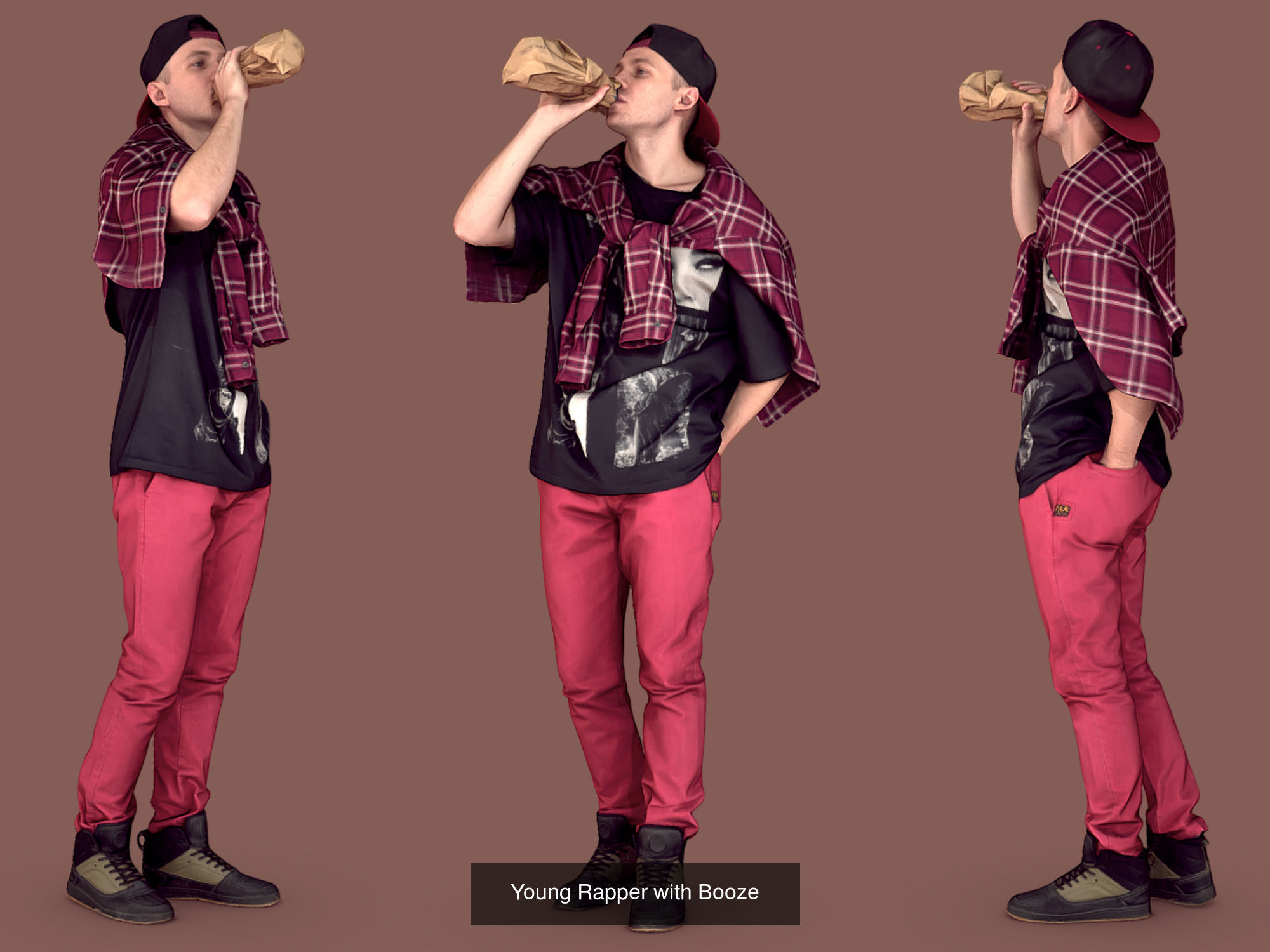 Photorealistic Characters Complete Pack 01 3D Model Collection_28