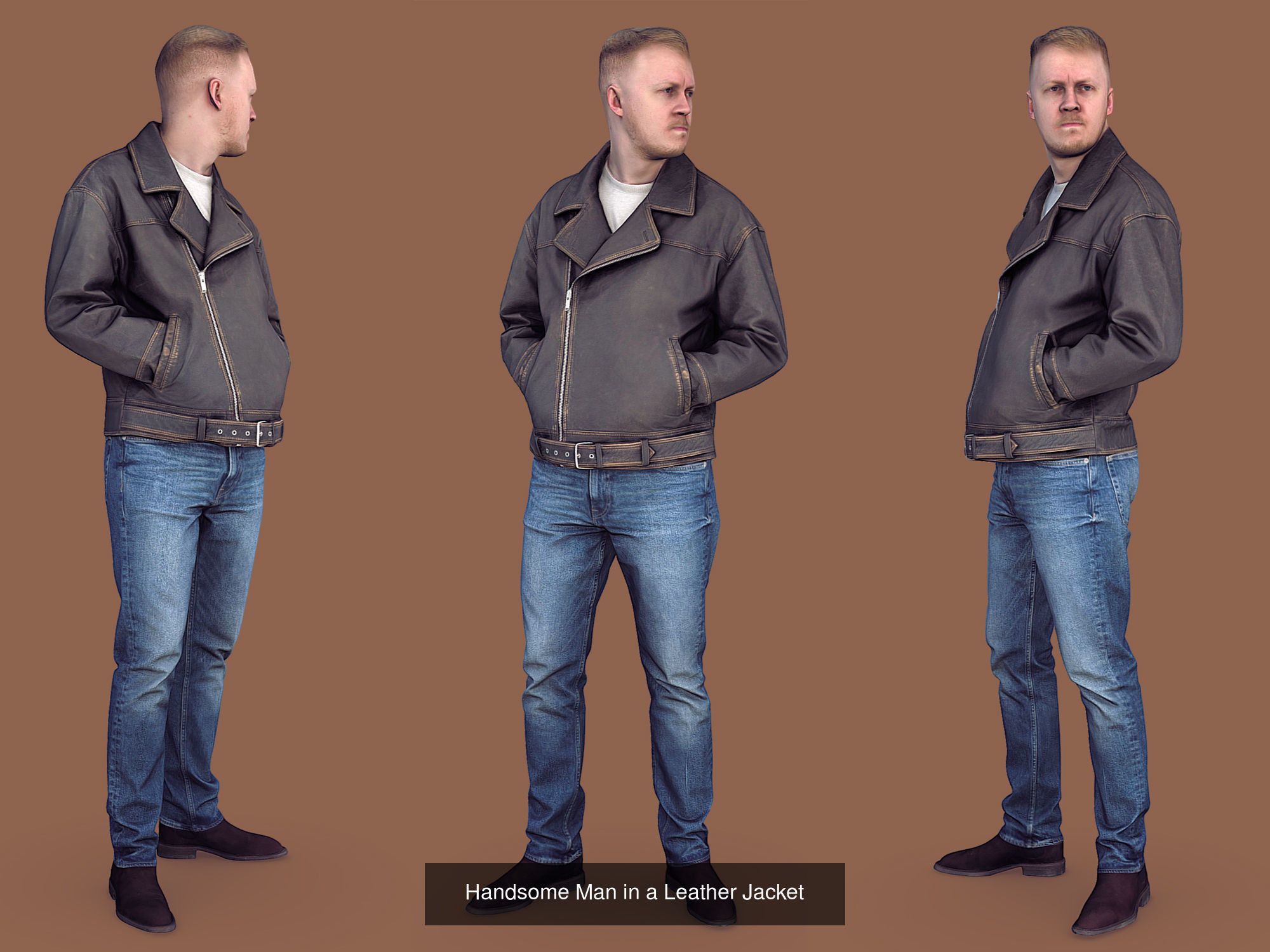 Photorealistic Characters Complete Pack 01 3D Model Collection_12