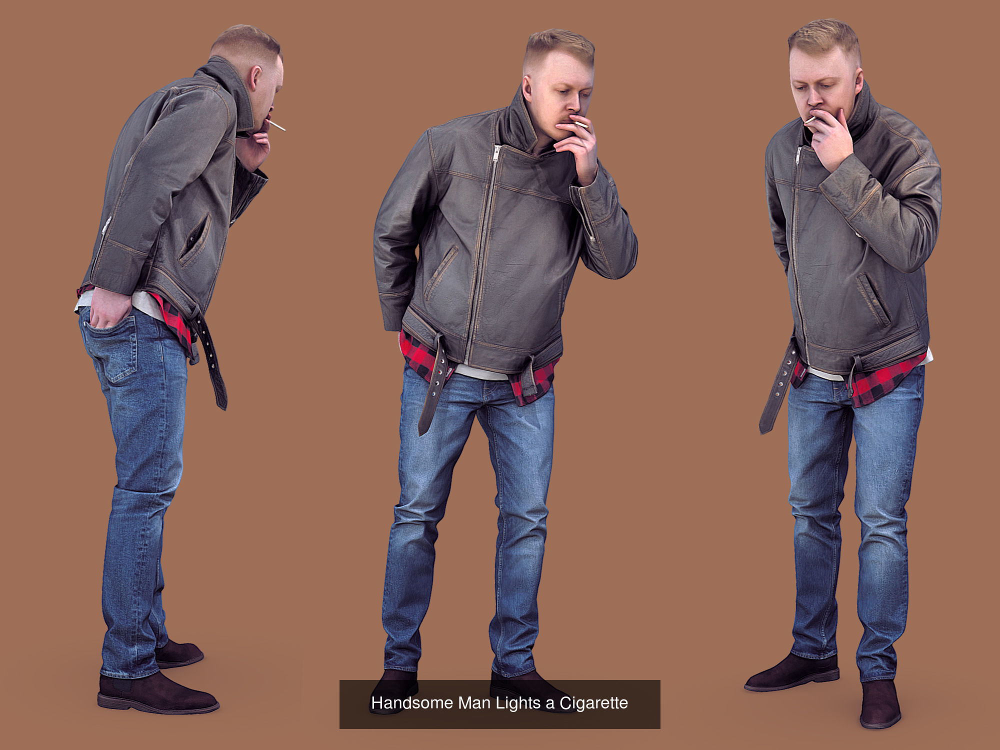 Photorealistic Characters Complete Pack 01 3D Model Collection_13