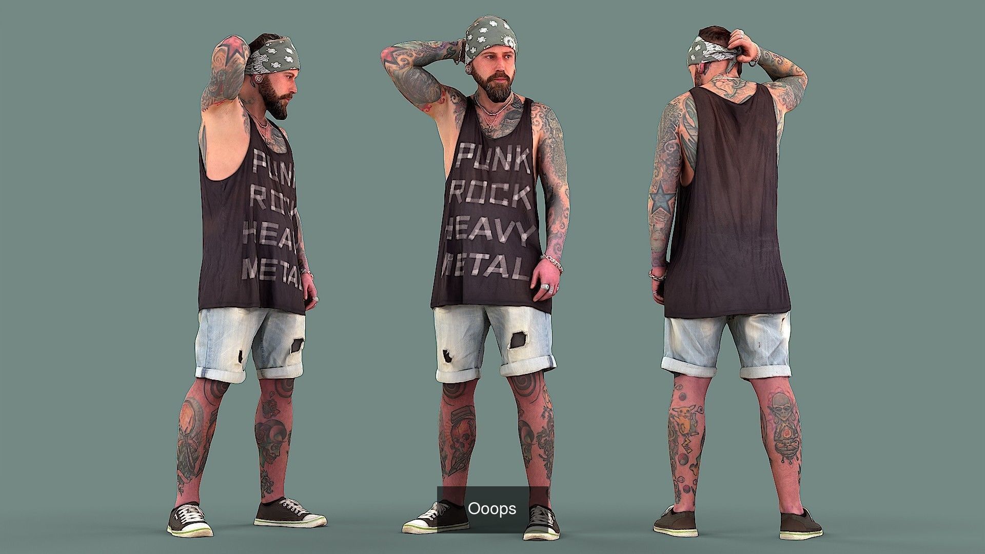 Photorealistic Characters Complete Pack 01 3D Model Collection_74