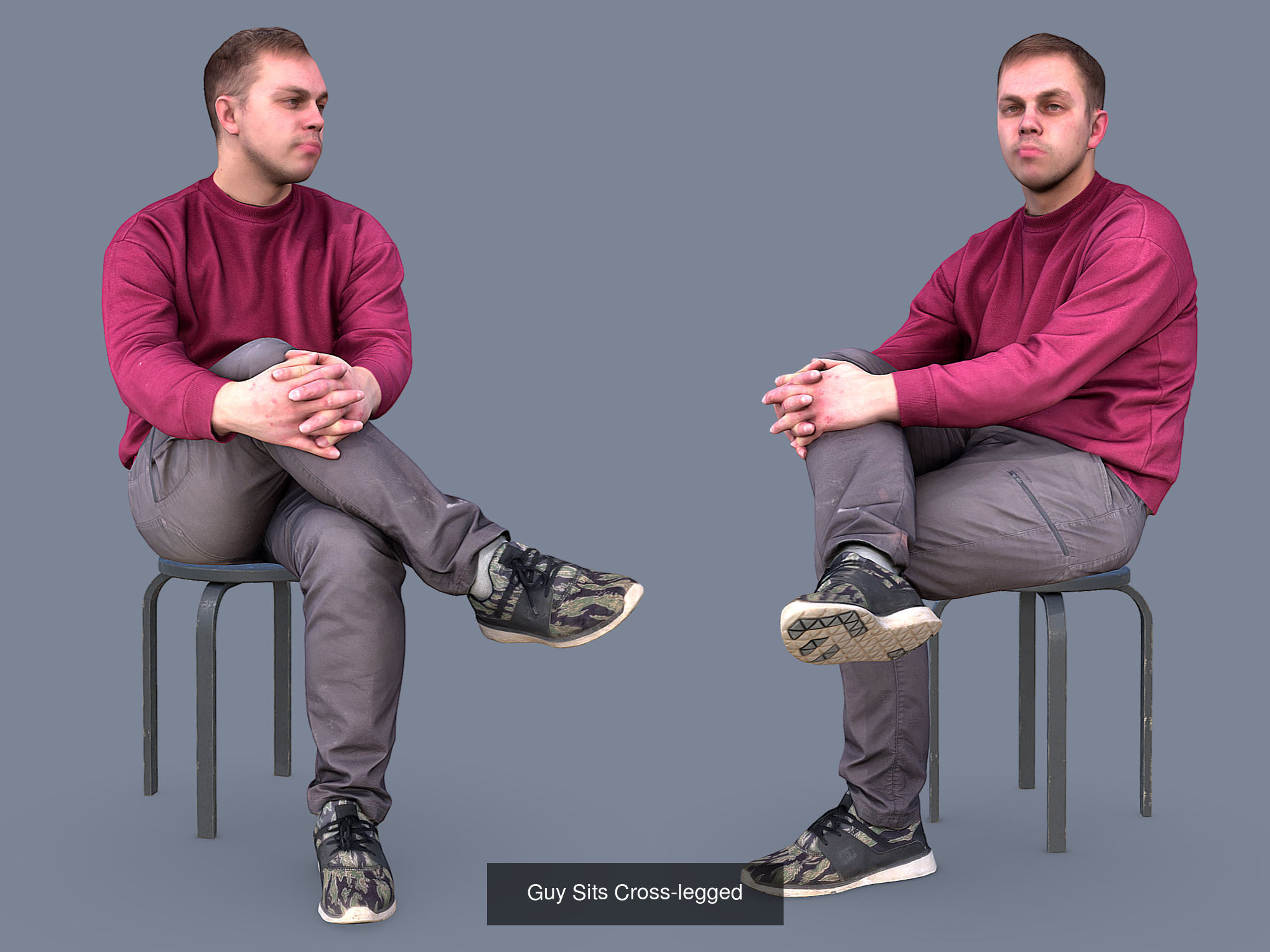 Photorealistic Characters Complete Pack 01 3D Model Collection_16