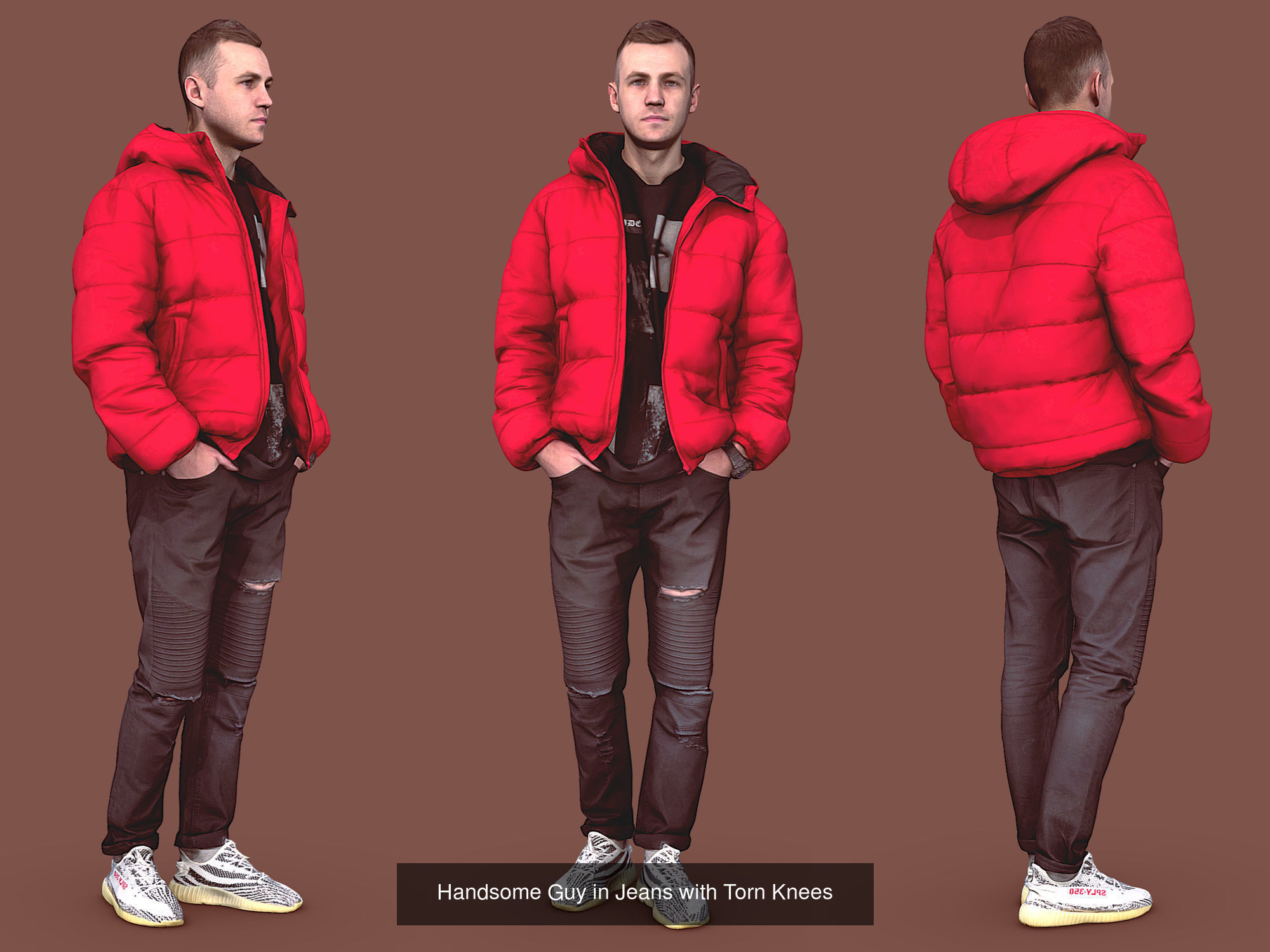 Photorealistic Characters Complete Pack 01 3D Model Collection_7