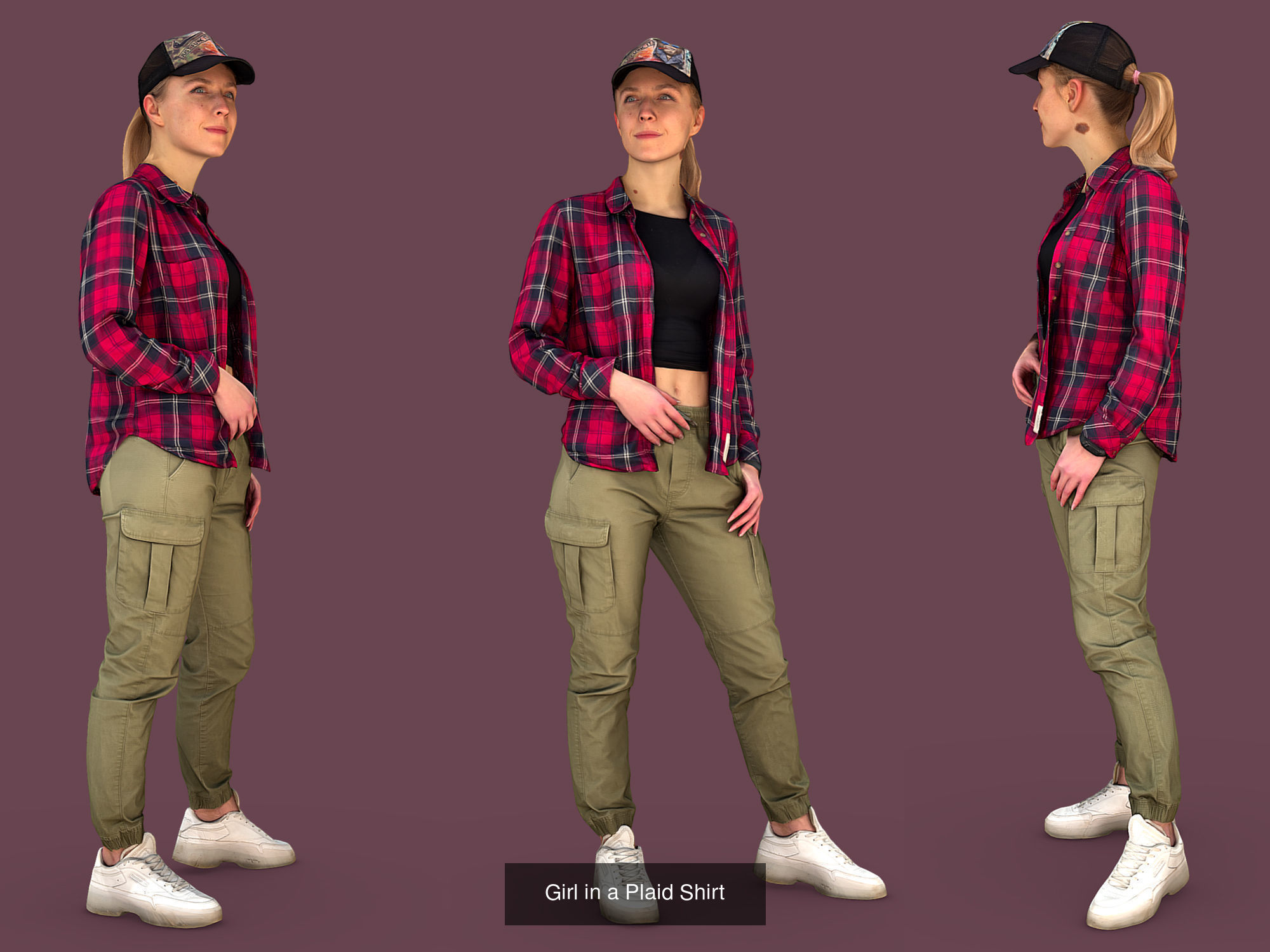 Photorealistic Characters Complete Pack 01 3D Model Collection_41