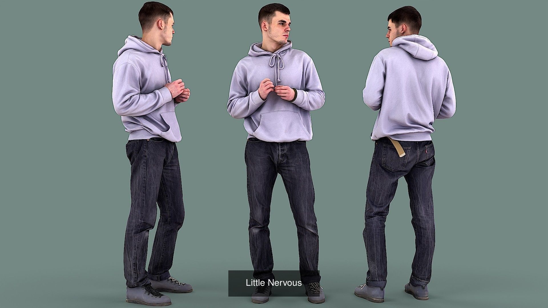 Photorealistic Characters Complete Pack 01 3D Model Collection_73