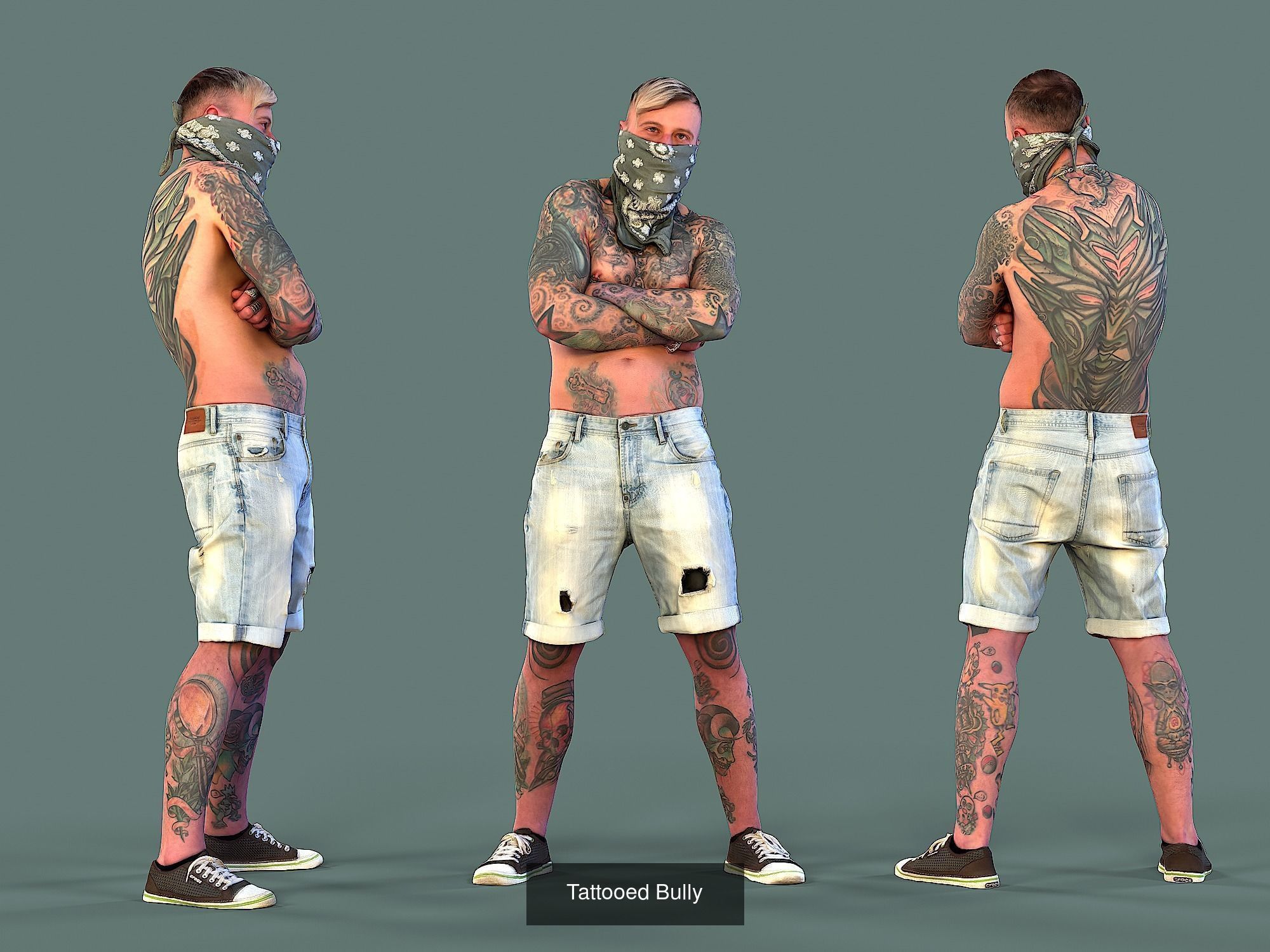 Photorealistic Characters Complete Pack 01 3D Model Collection_46