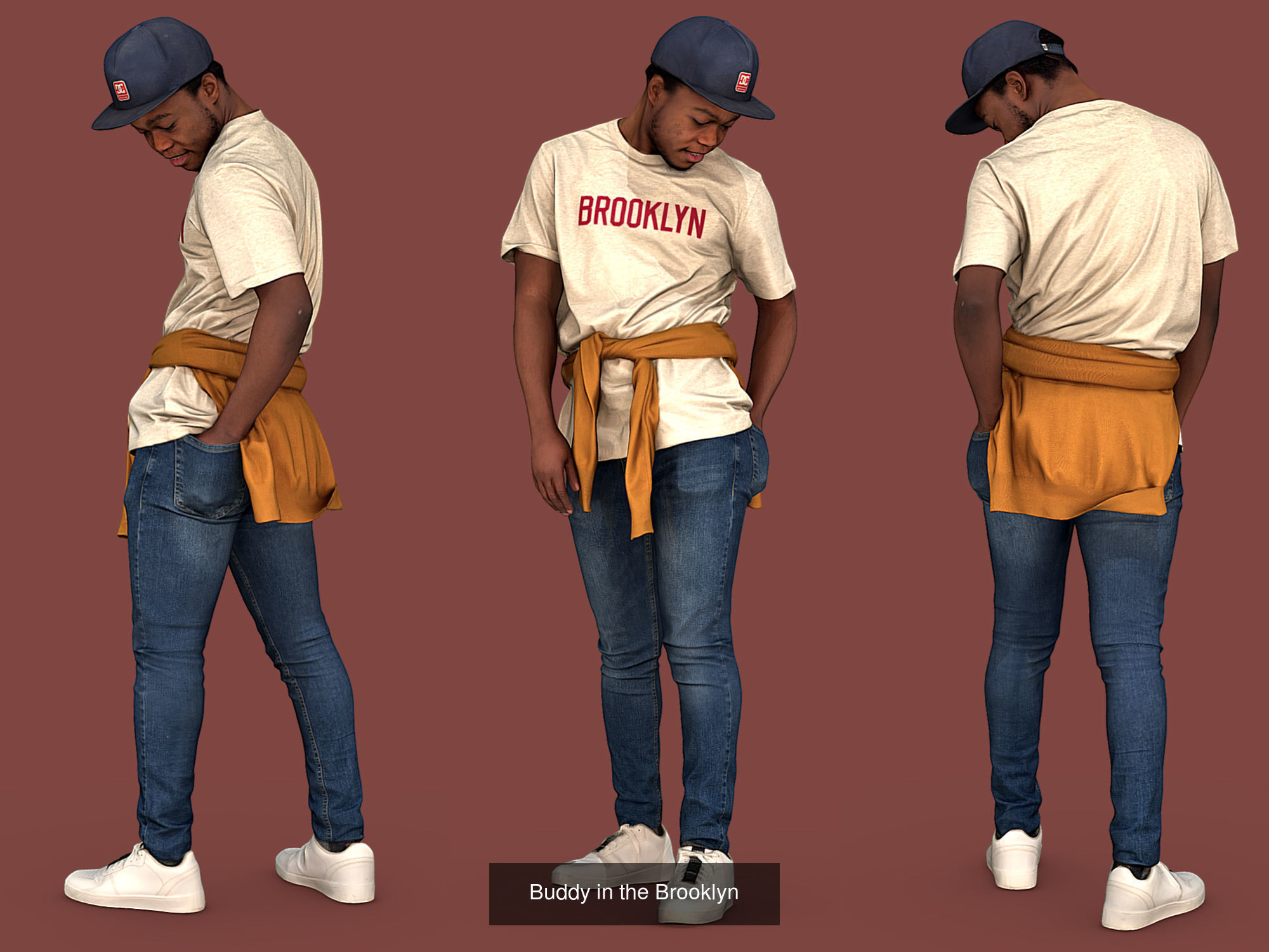 Photorealistic Characters Complete Pack 01 3D Model Collection_19