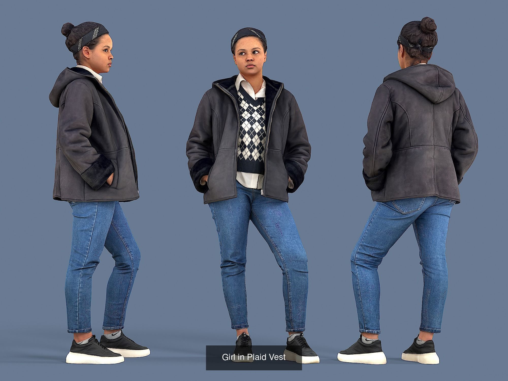 Photorealistic Characters Complete Pack 01 3D Model Collection_55