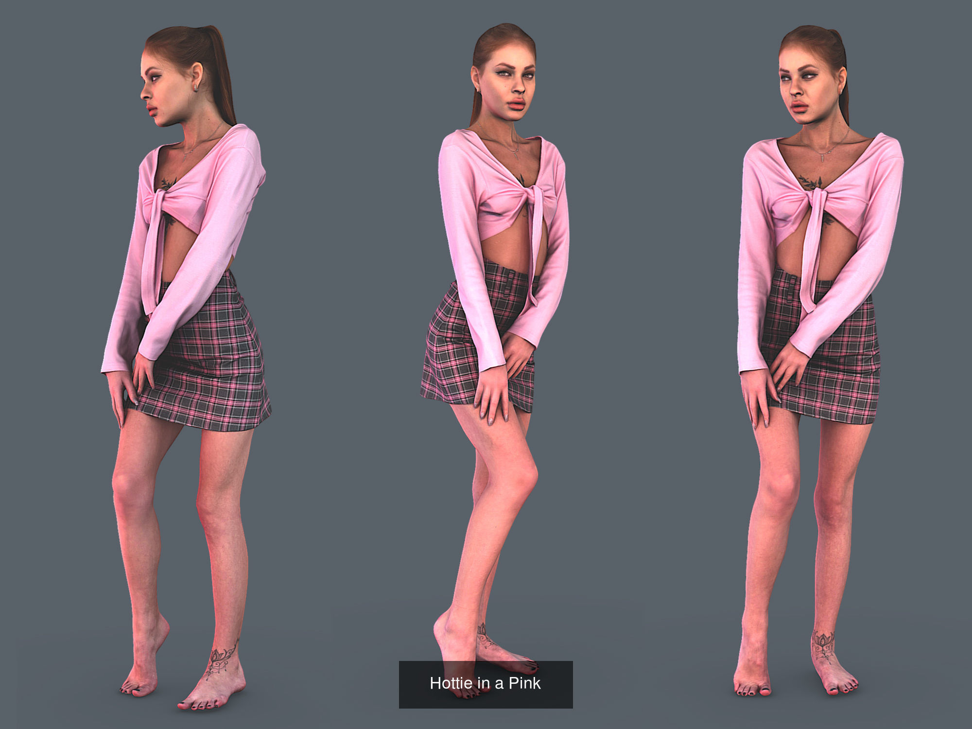 Photorealistic Characters Complete Pack 01 3D Model Collection_33