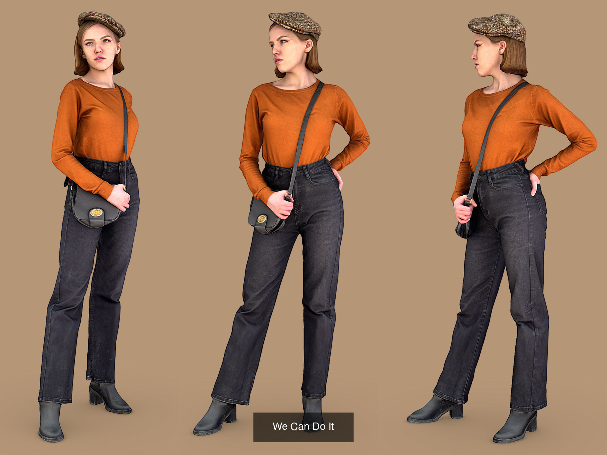 Photorealistic Characters Complete Pack 01 3D Model Collection_29