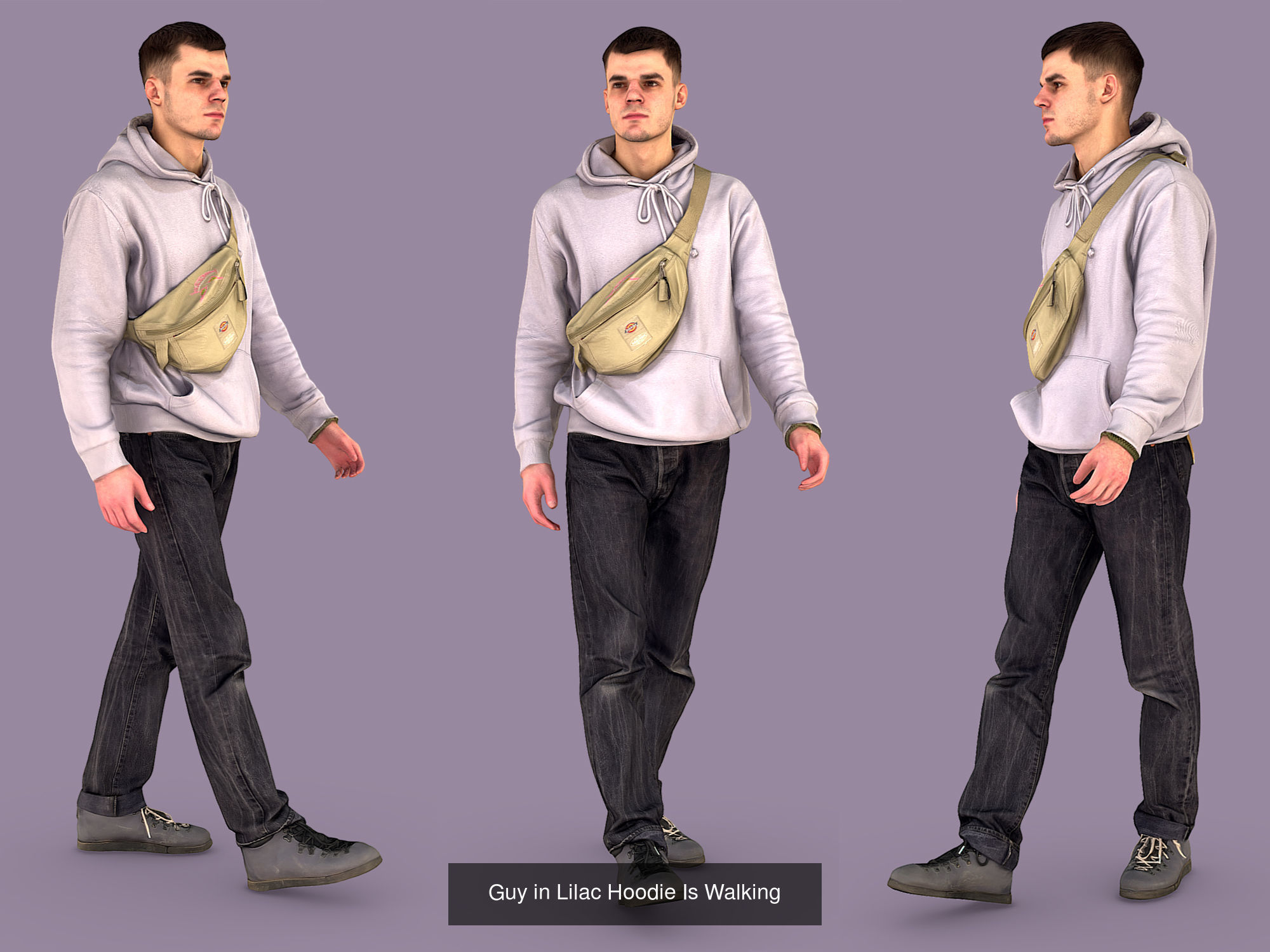 Photorealistic Characters Complete Pack 01 3D Model Collection_23