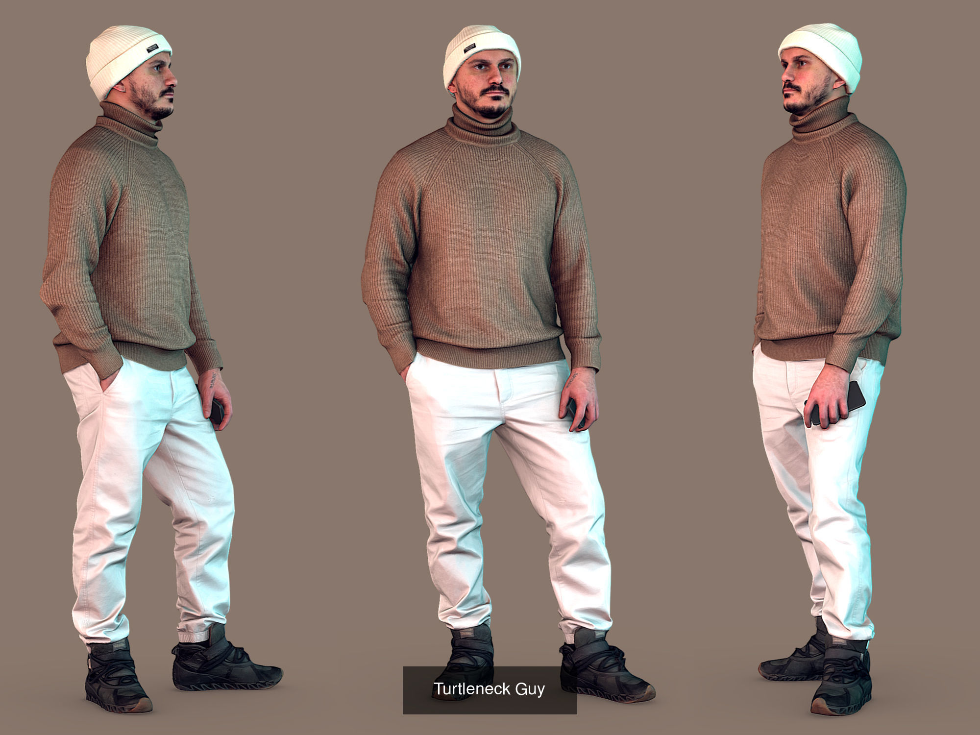 Photorealistic Characters Complete Pack 01 3D Model Collection_14