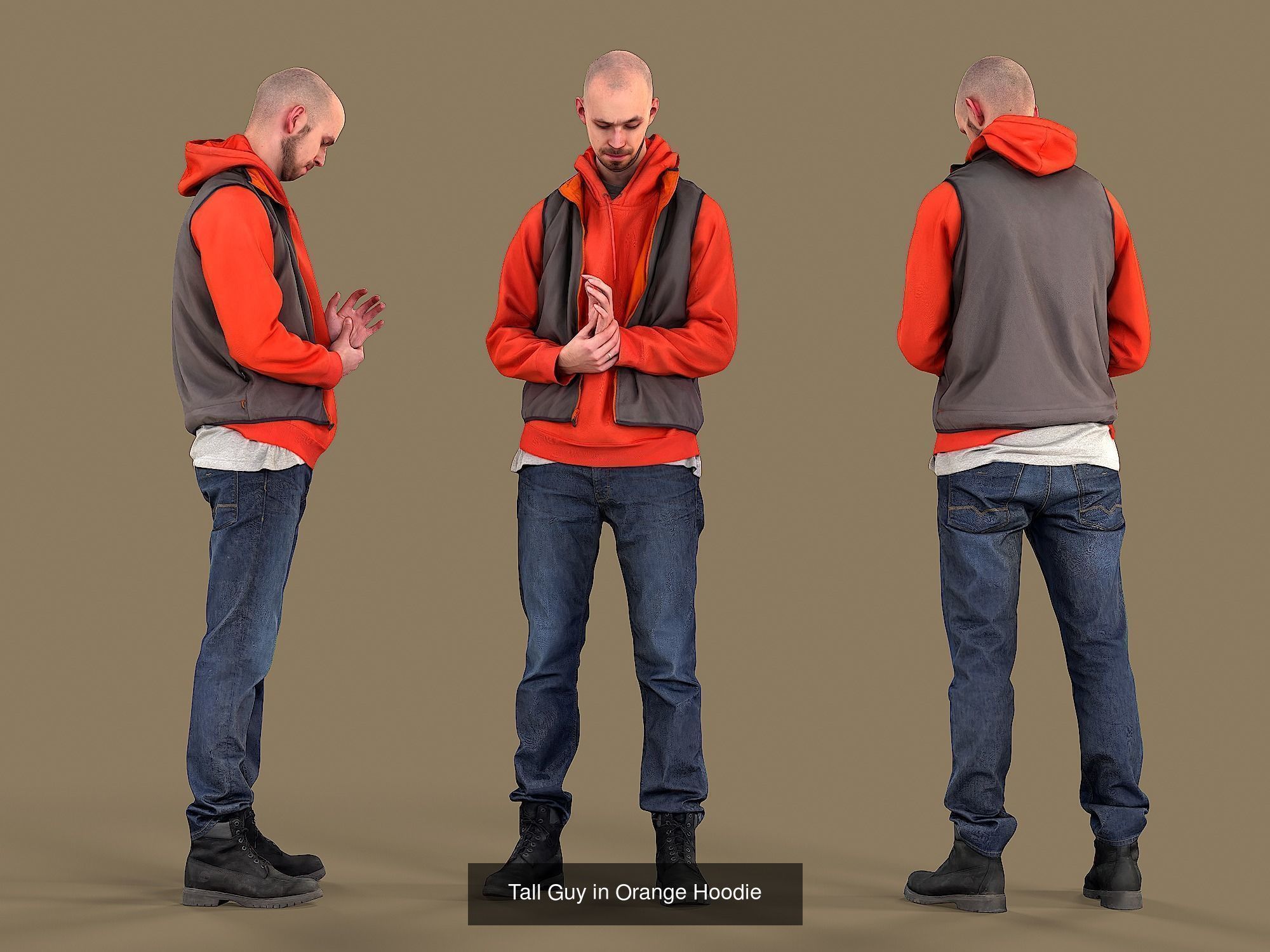 Photorealistic Characters Complete Pack 01 3D Model Collection_47