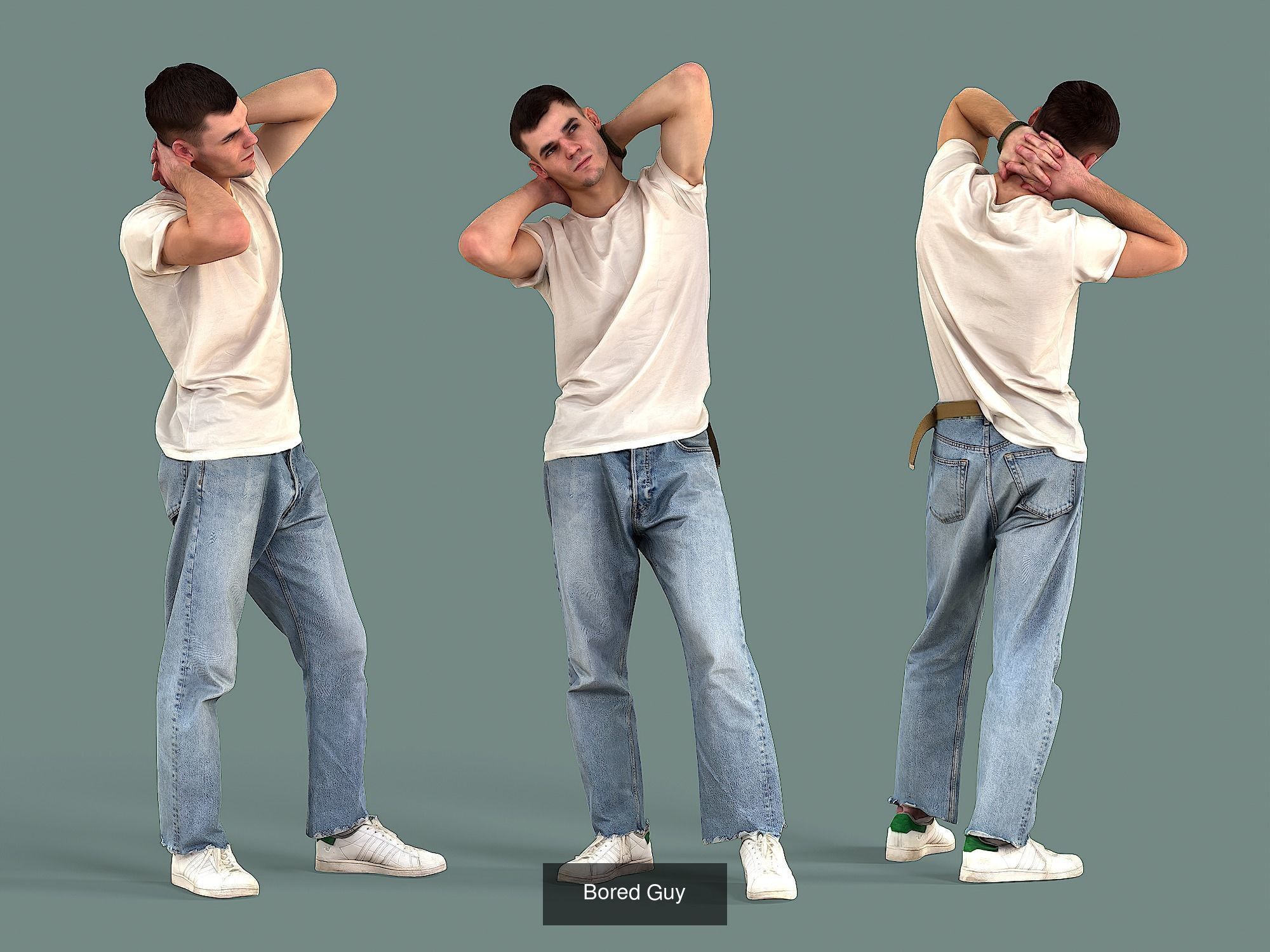 Photorealistic Characters Complete Pack 01 3D Model Collection_52