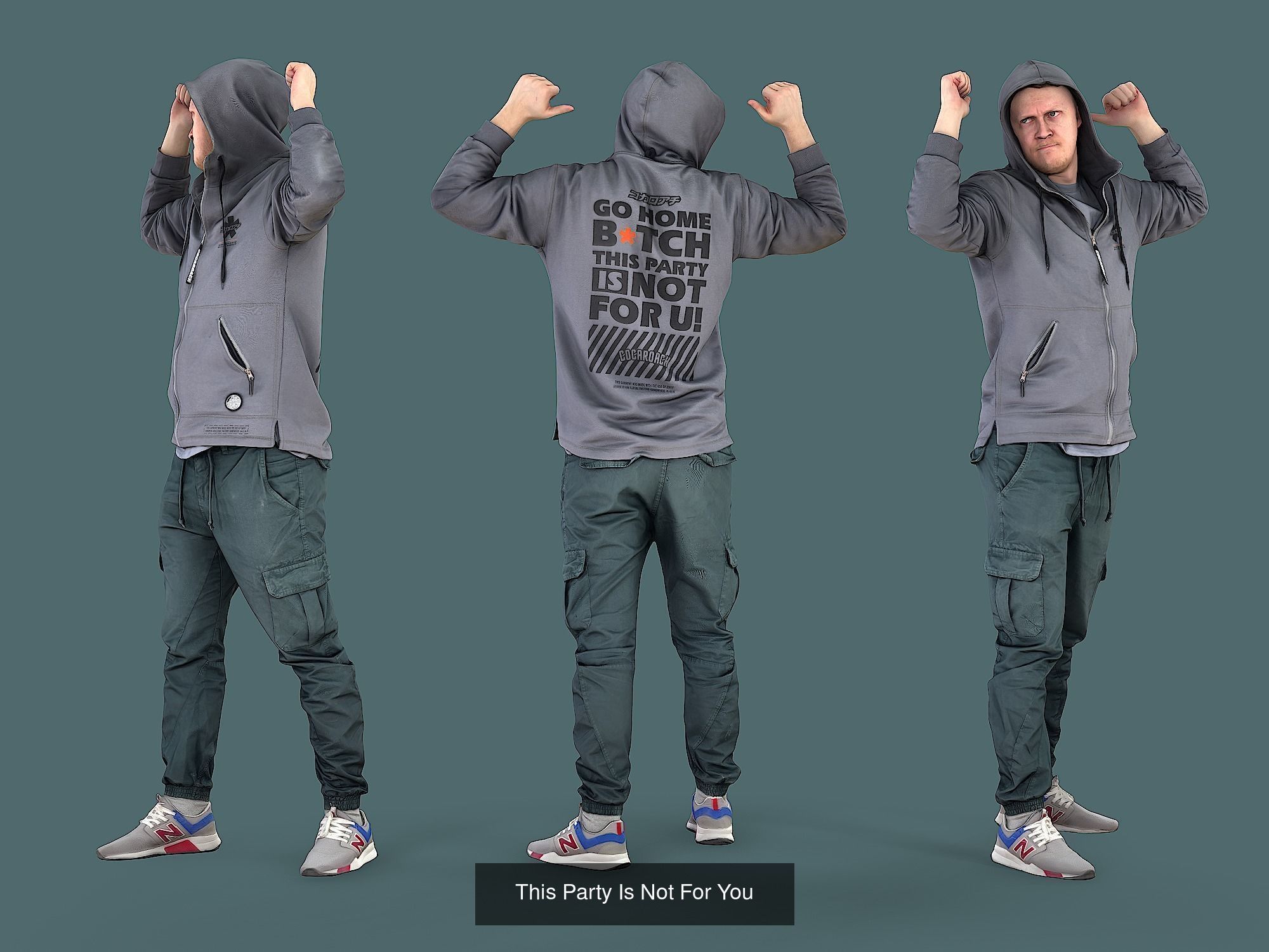 Photorealistic Characters Complete Pack 01 3D Model Collection_45