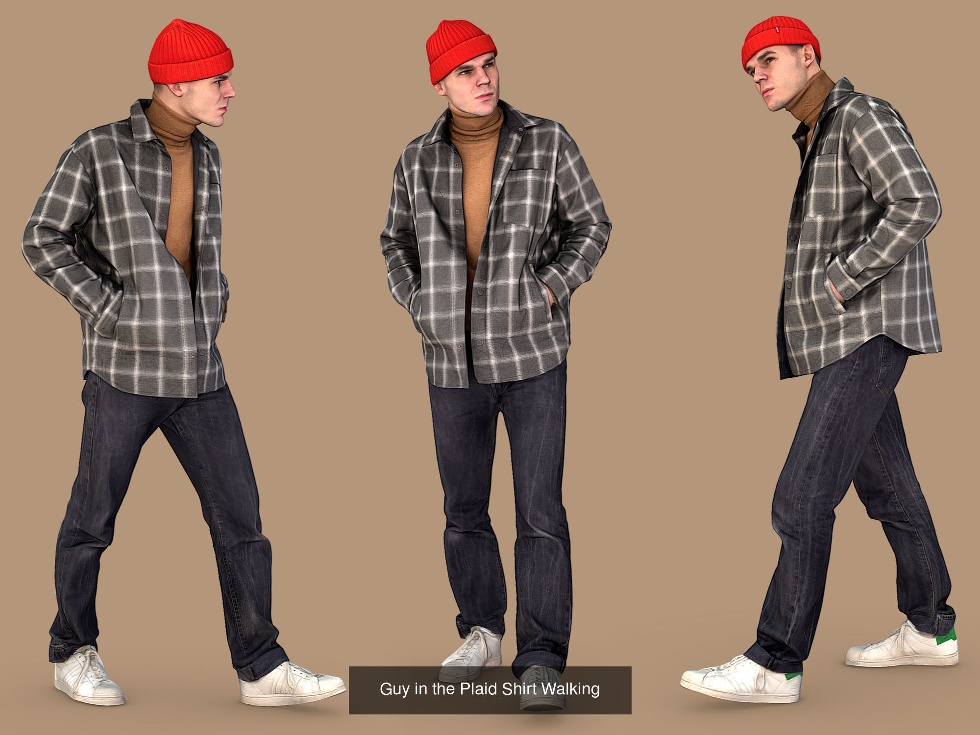 Photorealistic Characters Complete Pack 01 3D Model Collection_21