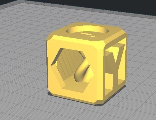 Helix Test Cube Free 3D print model_1