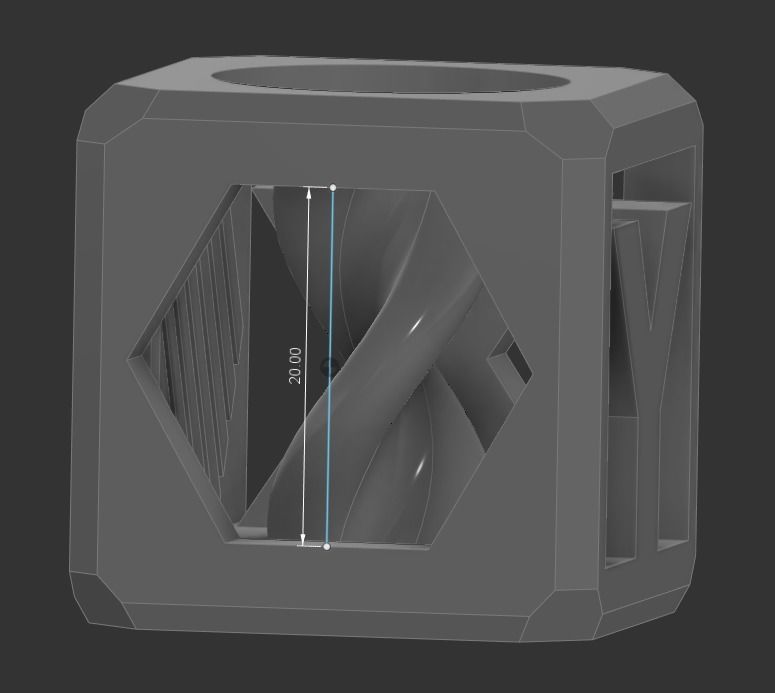 Helix Test Cube Free 3D print model_5