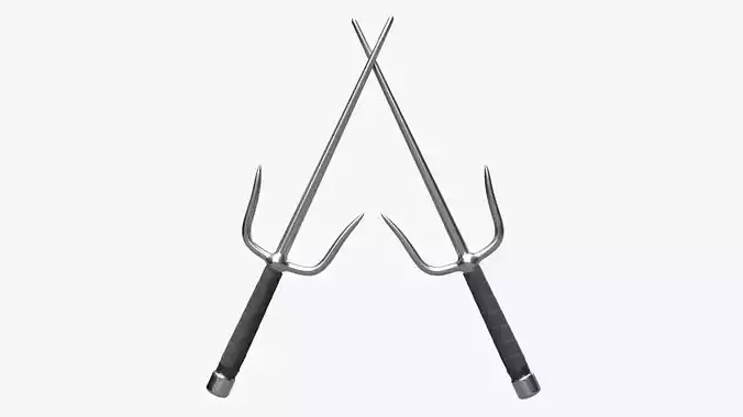 Sai round steel 3D model