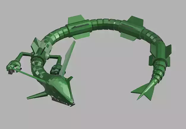 Articulated Legendary Flying Dragon 3D print model