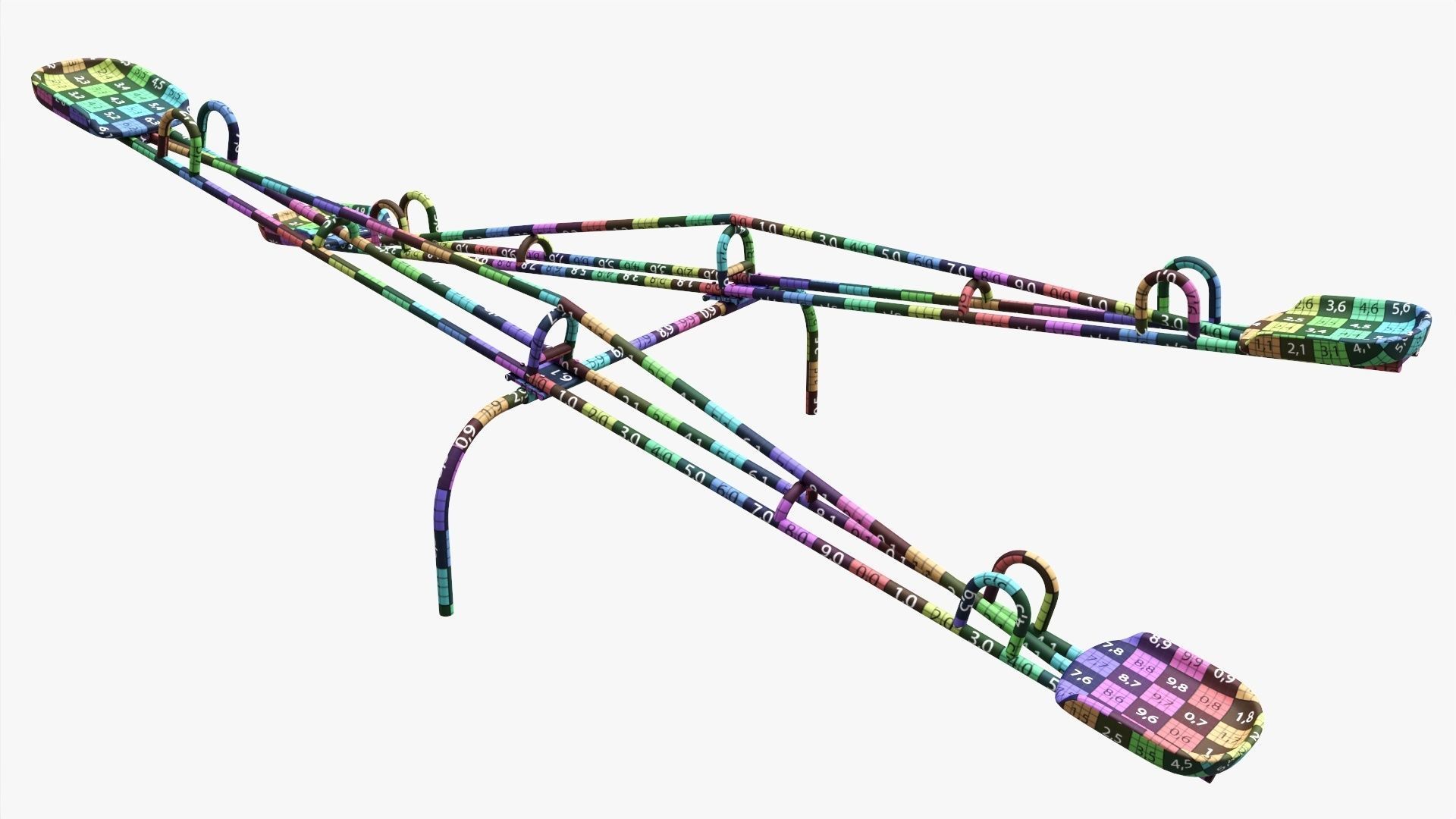 Teeter totters 3D model_13