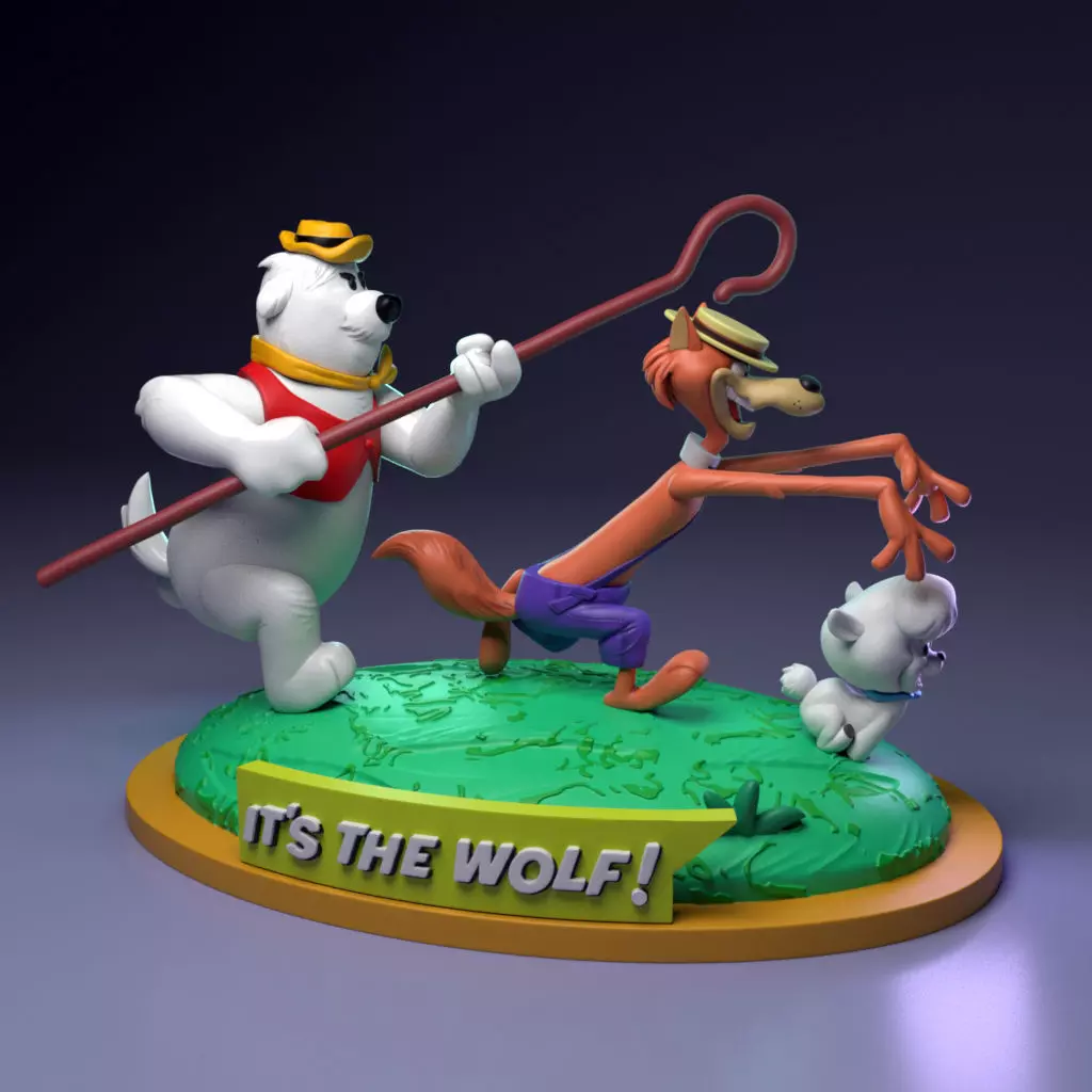Its The Wolf 3D print model