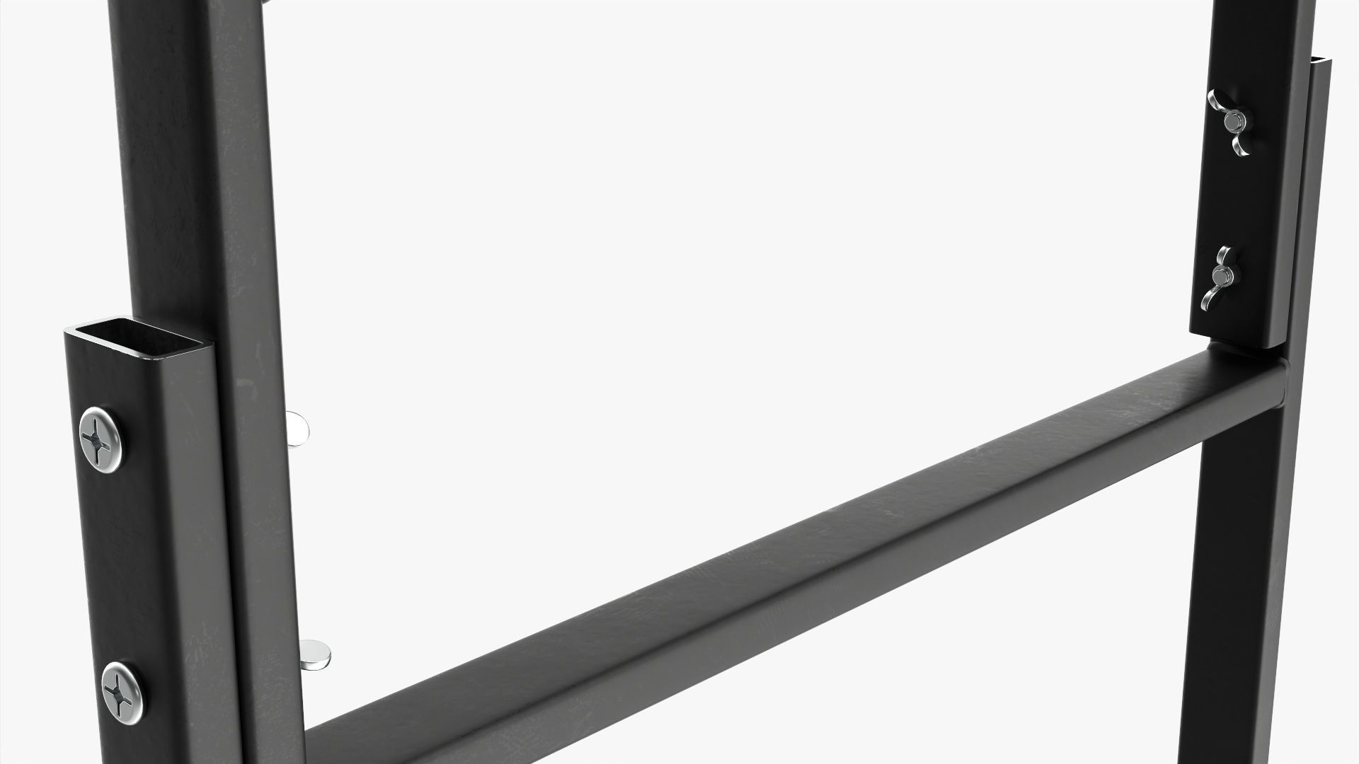 Throwing weapons target wooden stand 3D model_4