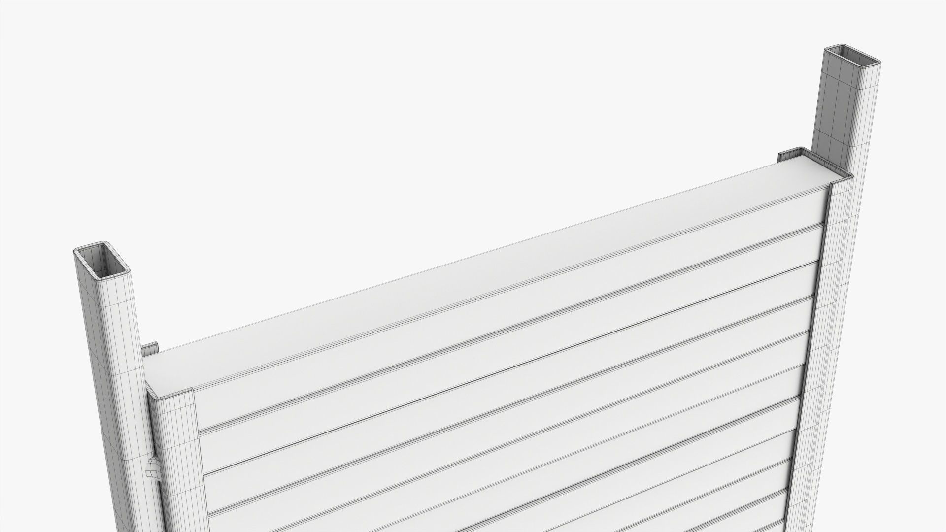 Throwing weapons target wooden stand 3D model_10