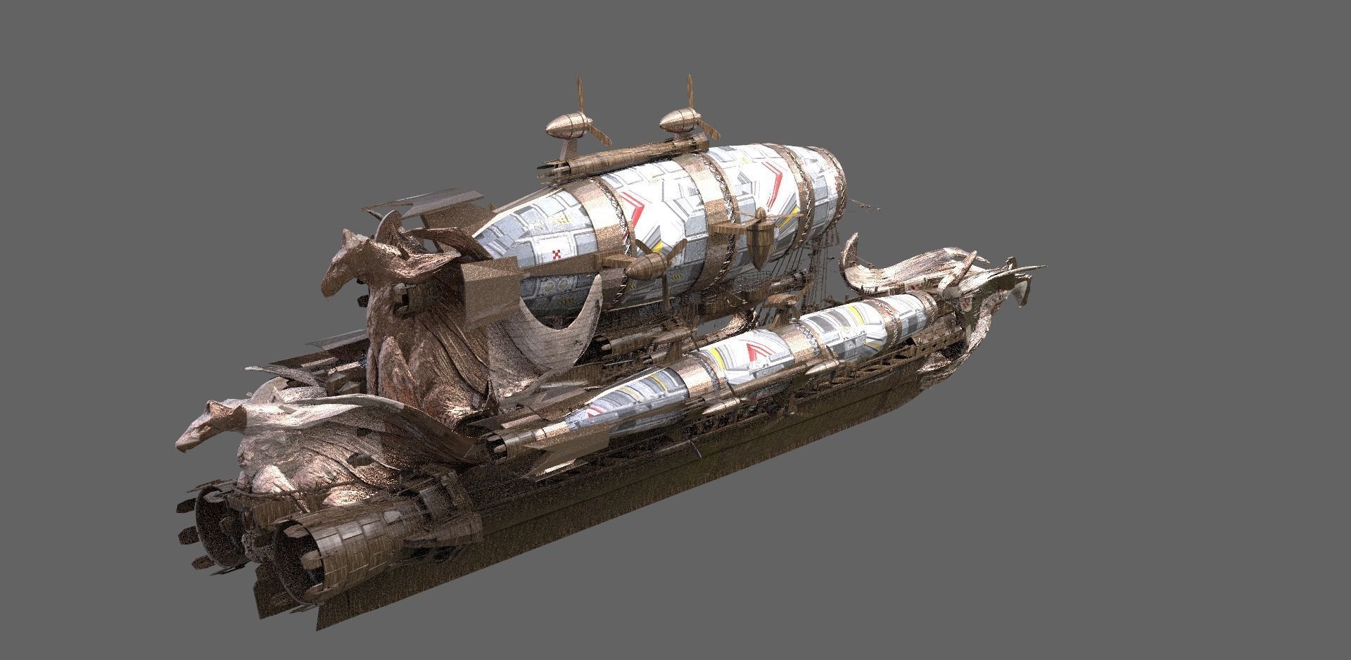 Eagle destroyer  3D model_1