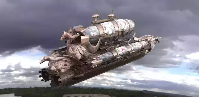 Sci-Fi airship future 1
