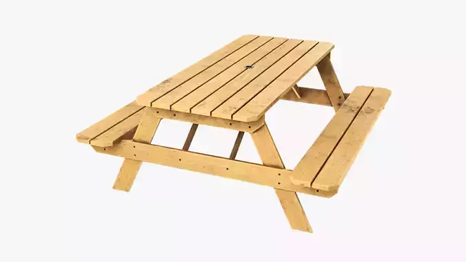Picnic Table Wood dirty