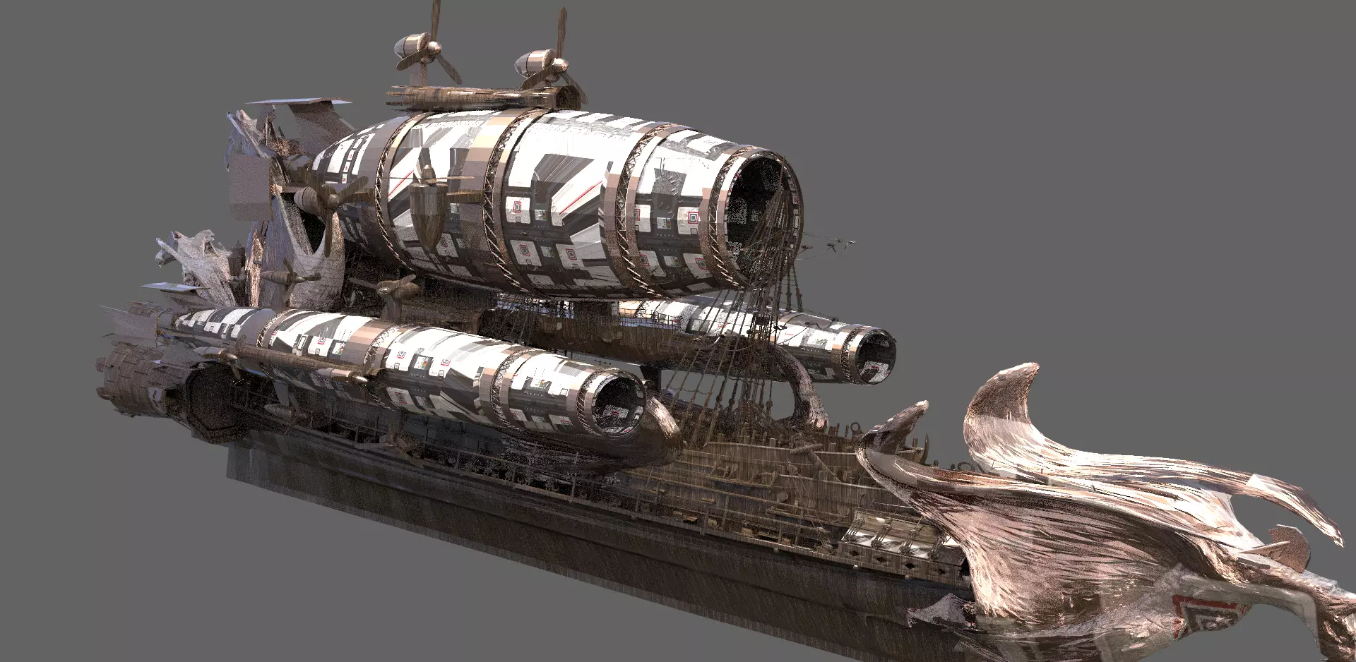 Grand Zeppelin Eagle King 2 3D model_0