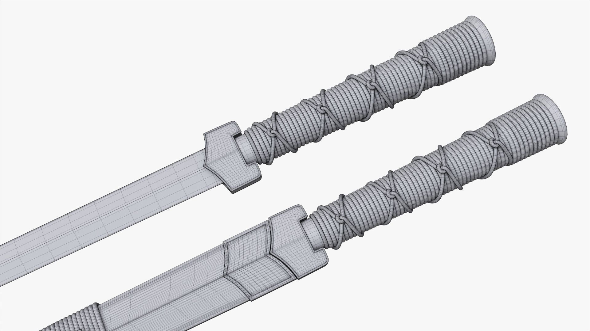 Xiaxue Han sword 3D model_8