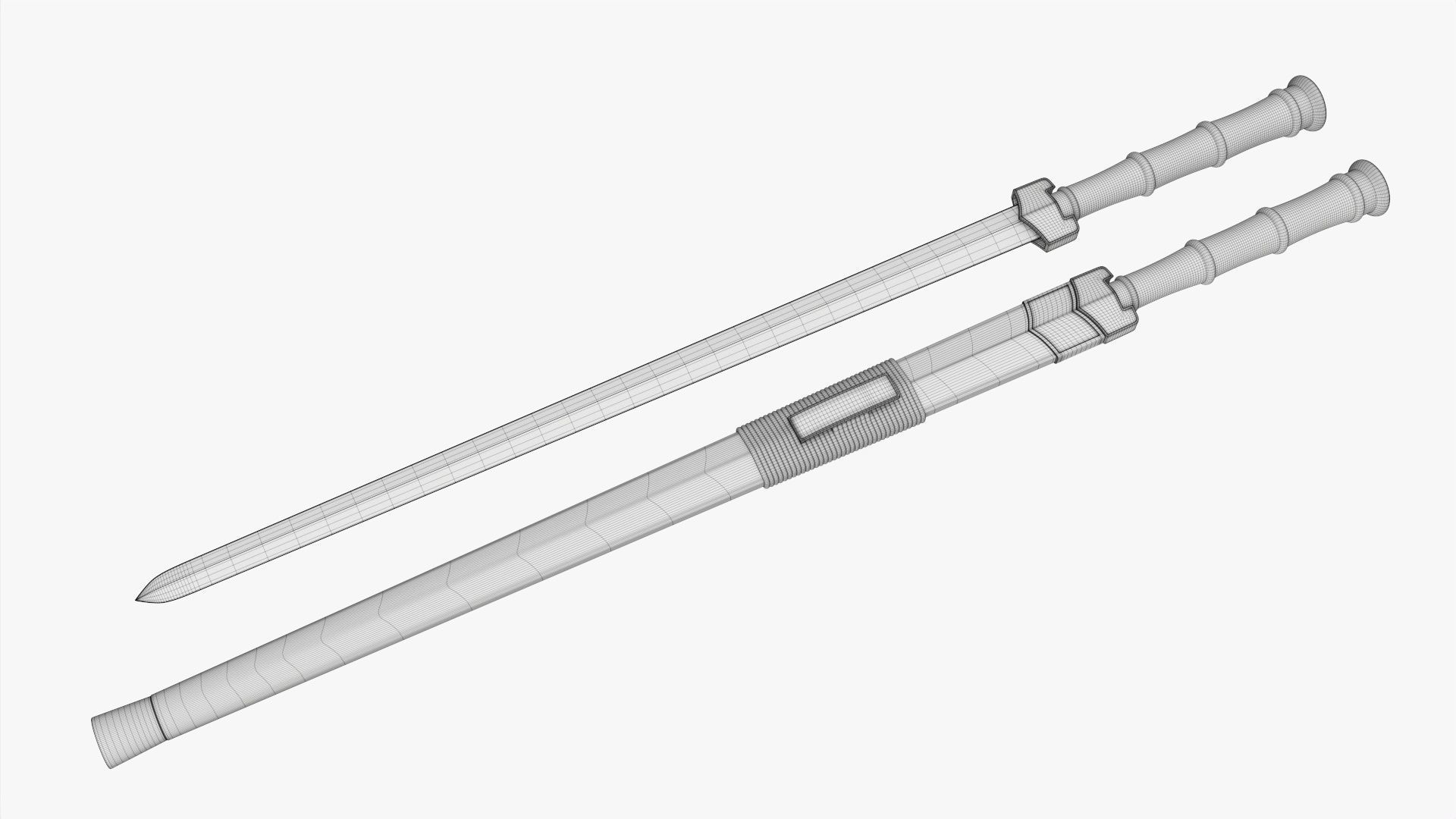 Yangneng Han sword 3D model_6