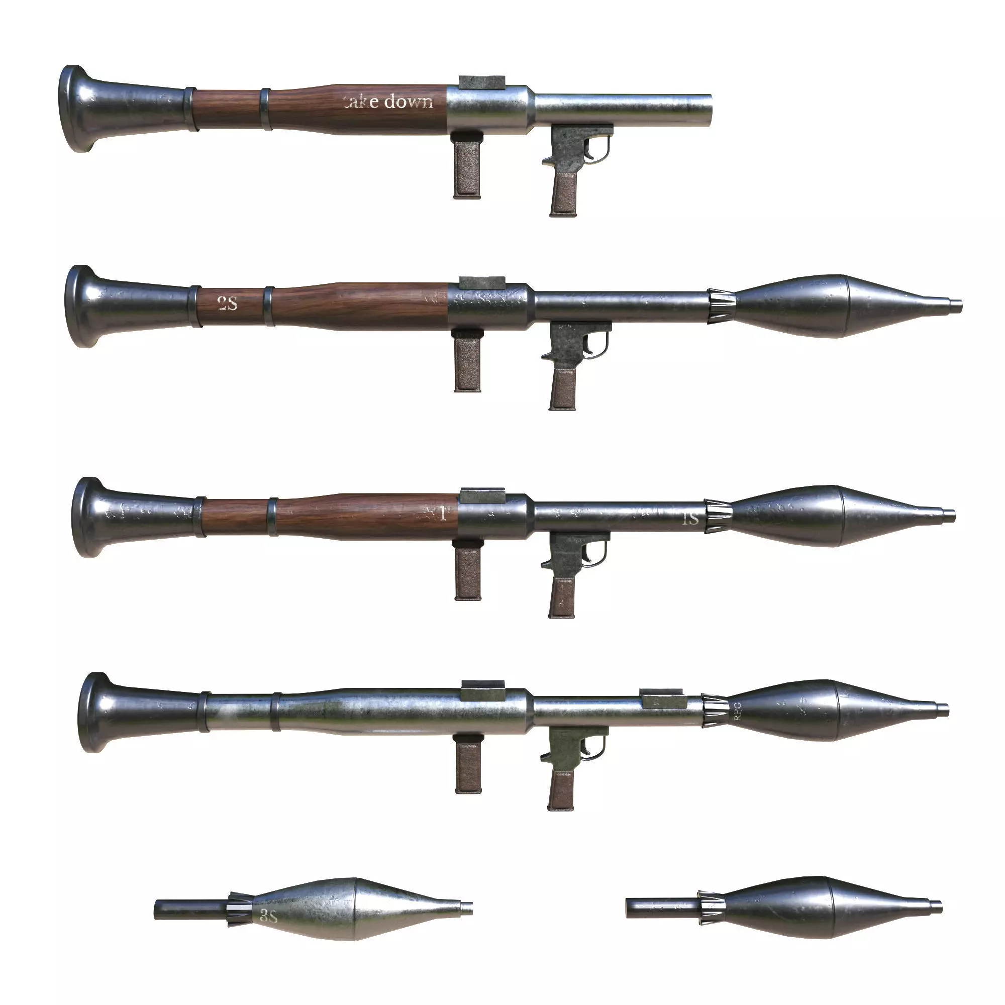 RPG pack 1 3D model_0